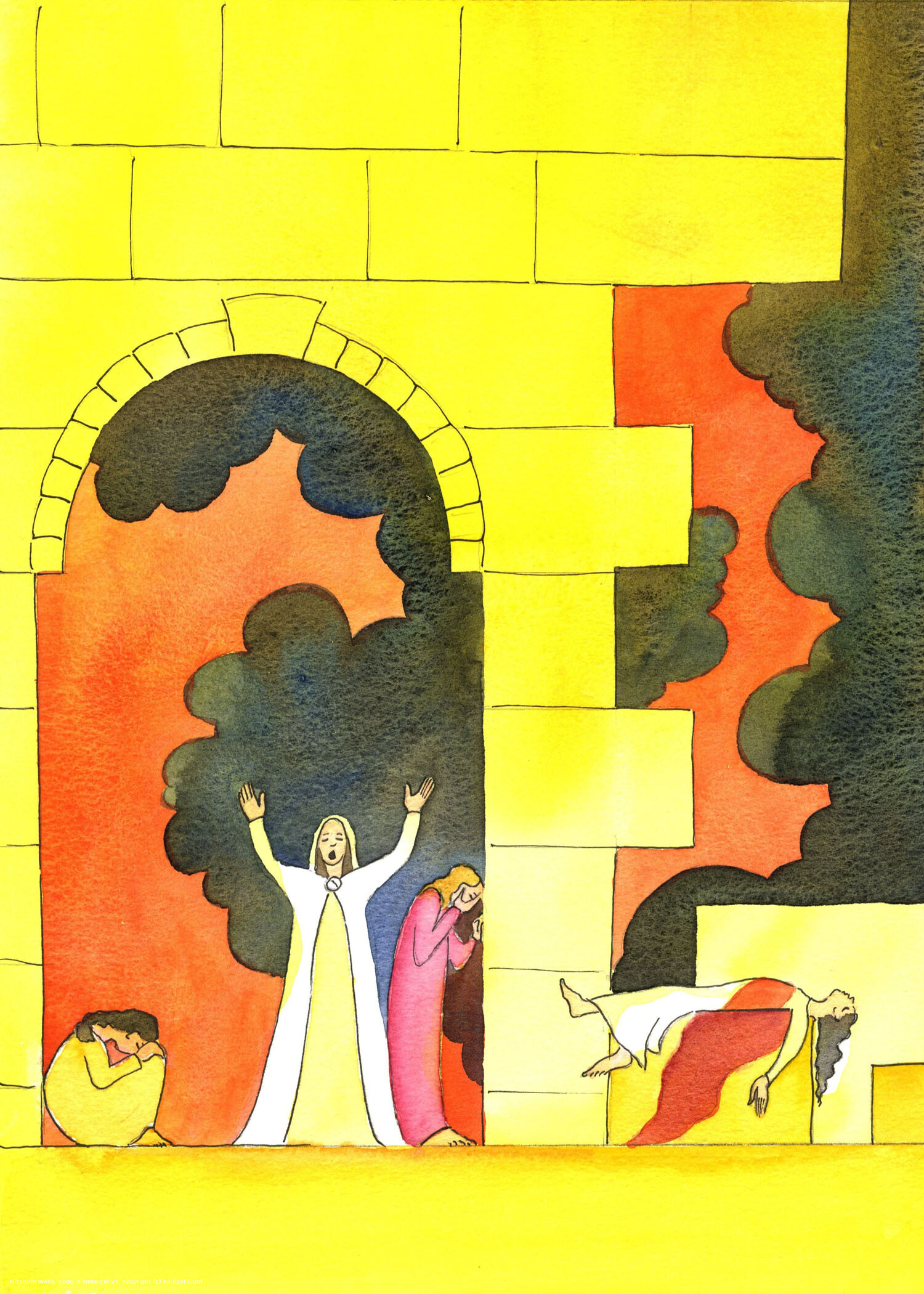 Many years before Christ was born, Jerusalem was invaded, and the holy Temple desecrated and destroyed, to the horror of the people.