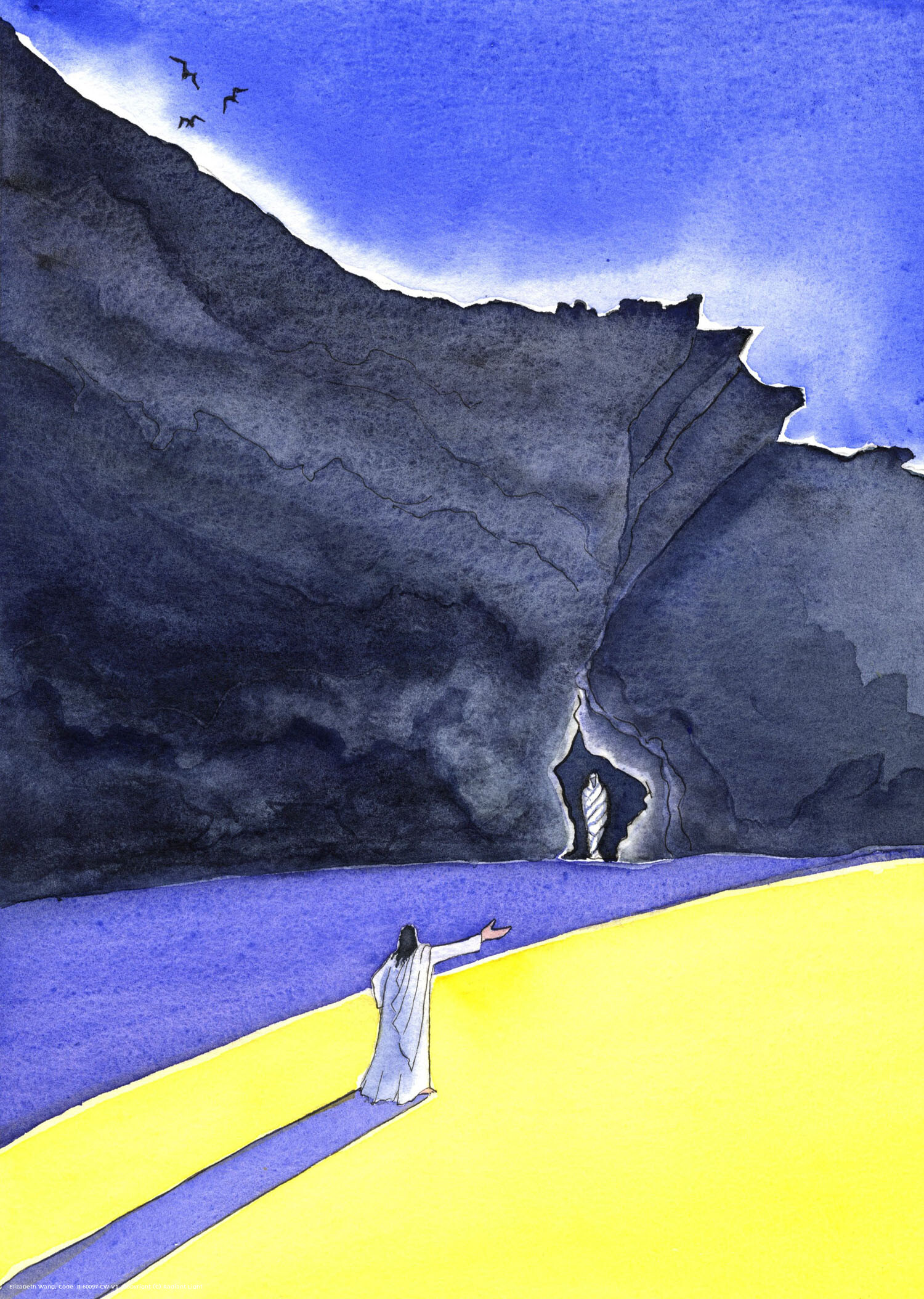 Jesus raises Lazarus to life