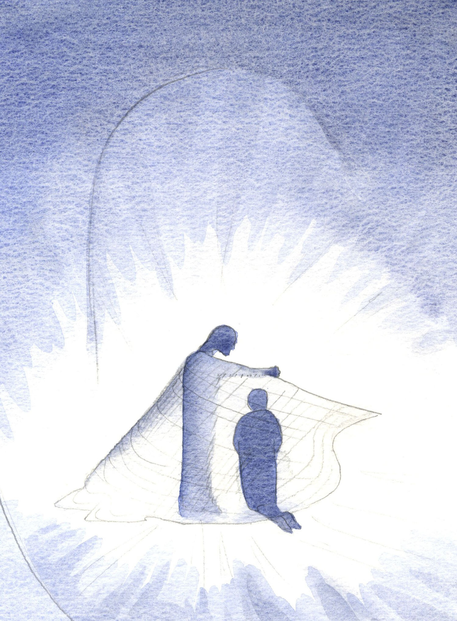 Christ made me see the gold cloak which I now wear, through His generosity.