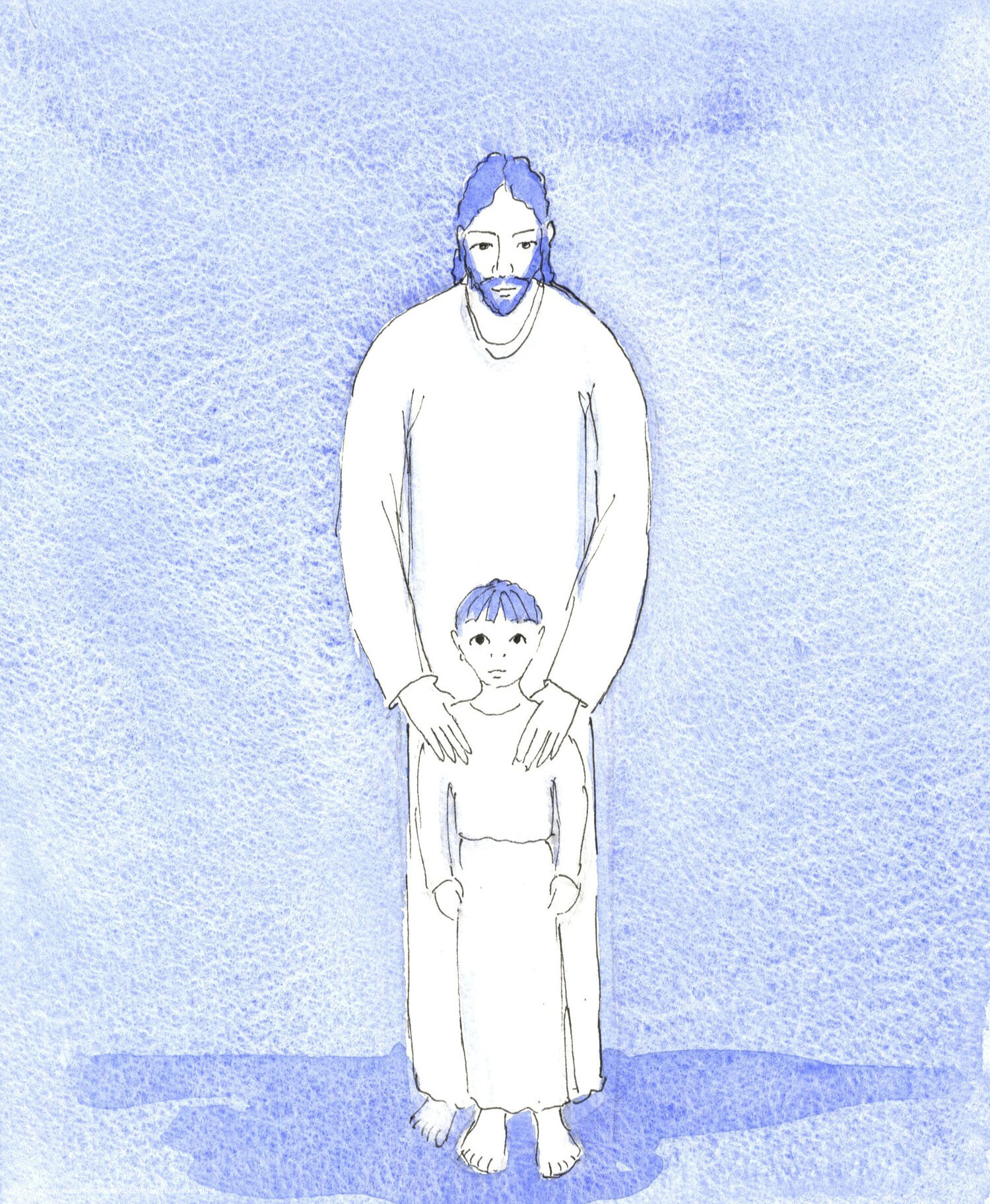Jesus said: Whoever welcomes a little child, welcomes Me. And He warned of the punishments due to those who harm the 'little ones'.