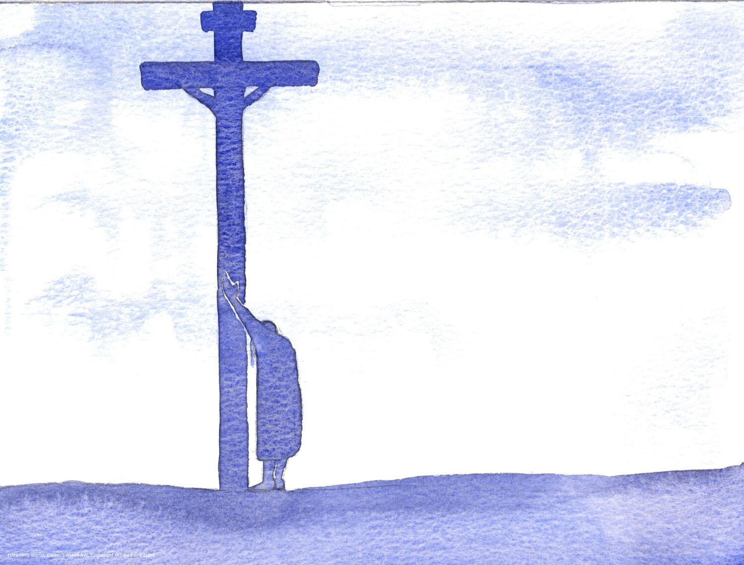 If our sufferings make it hard to pray we can simply lean on the Cross, close to Christ, resting in Him, and patiently endure our difficulties.