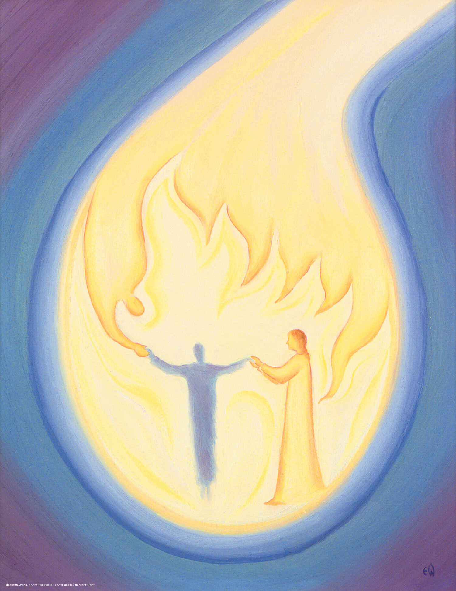 Each of the three Divine Persons is constantly at work in the faithful soul. We are enfolded in God. God is our true father; Jesus loves us; His spirit upholds us.