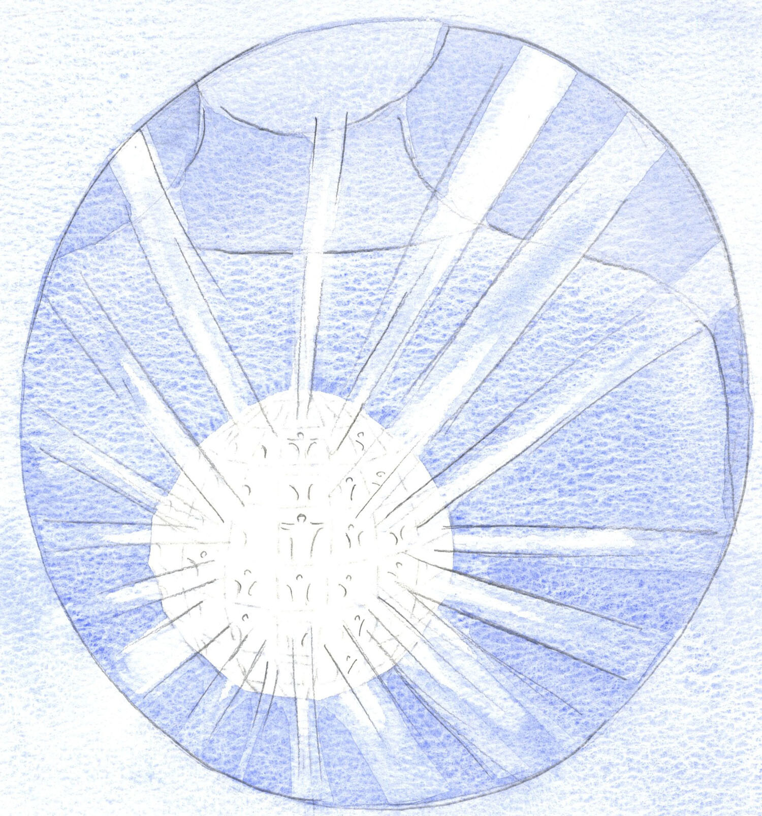 God can pour His grace out from our hearts, as if from a crystal, illuminating others.