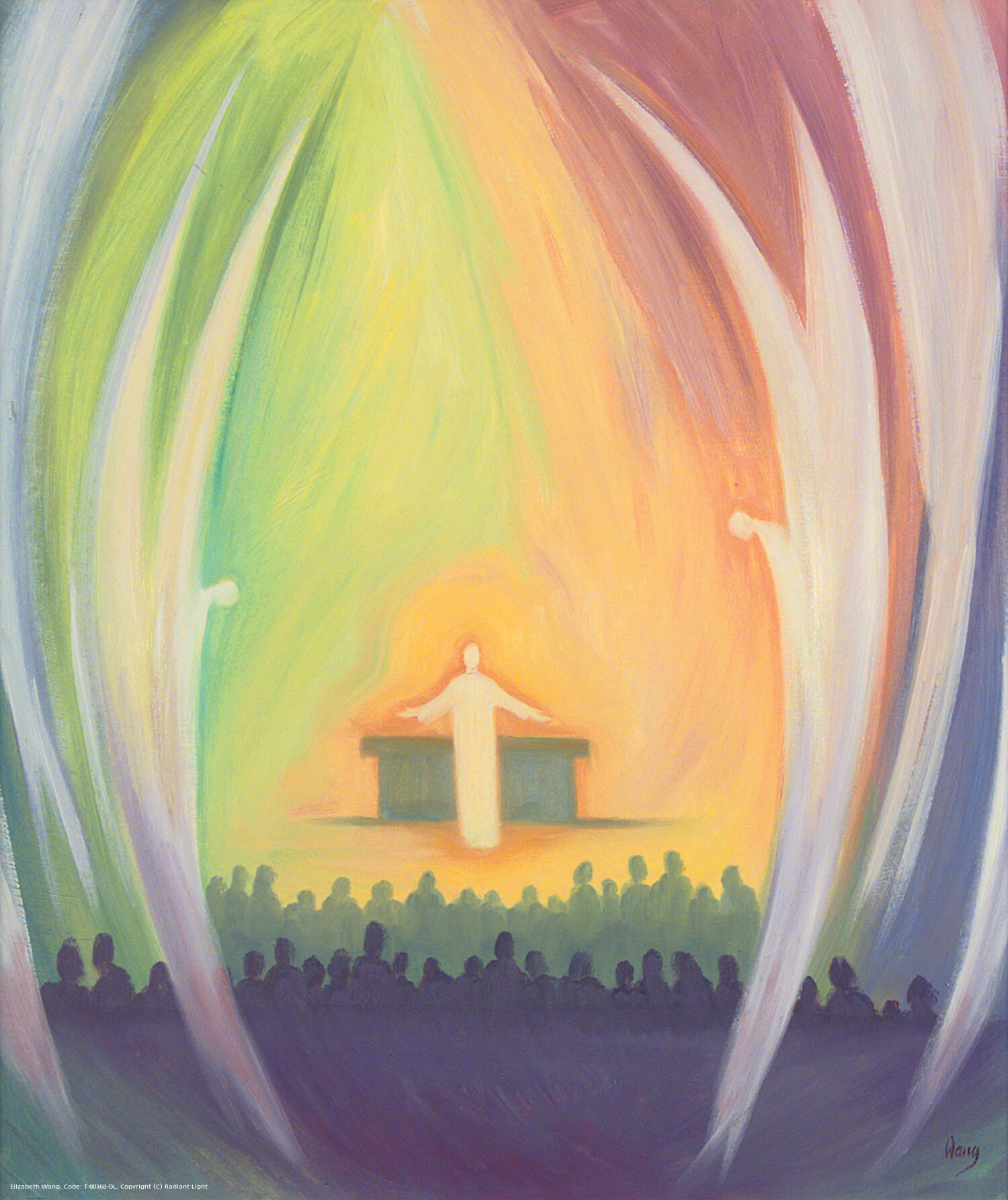 Jesus is truly Present with us in the Mass, adored by the angels
