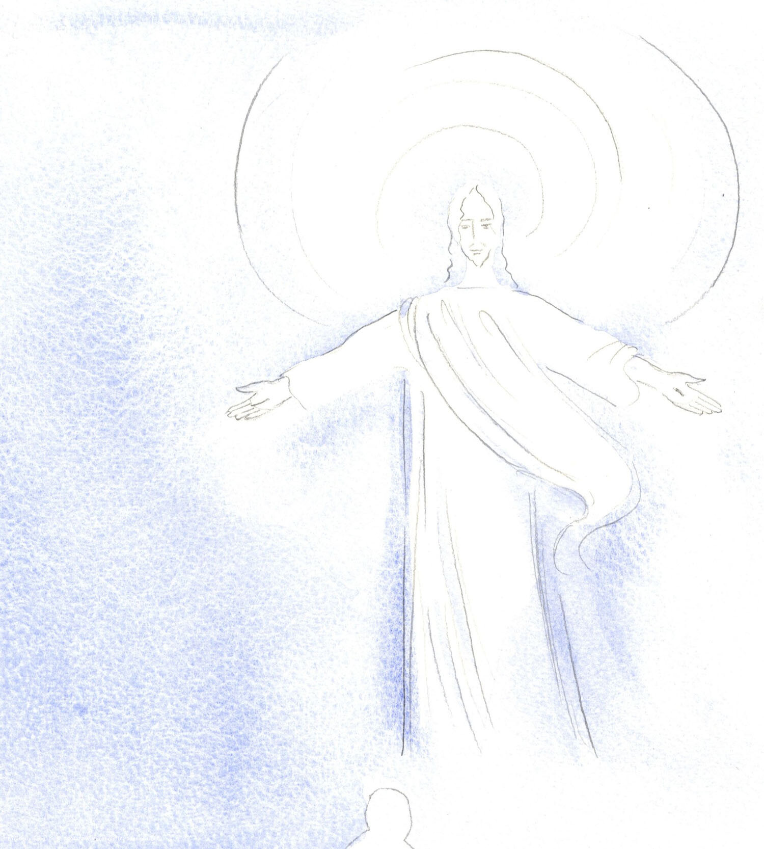 Christ loves to greet His friends in Holy Communion. Union with Christ leads us to a holy country, and the soul becomes an open door through which grace pours upon others.
