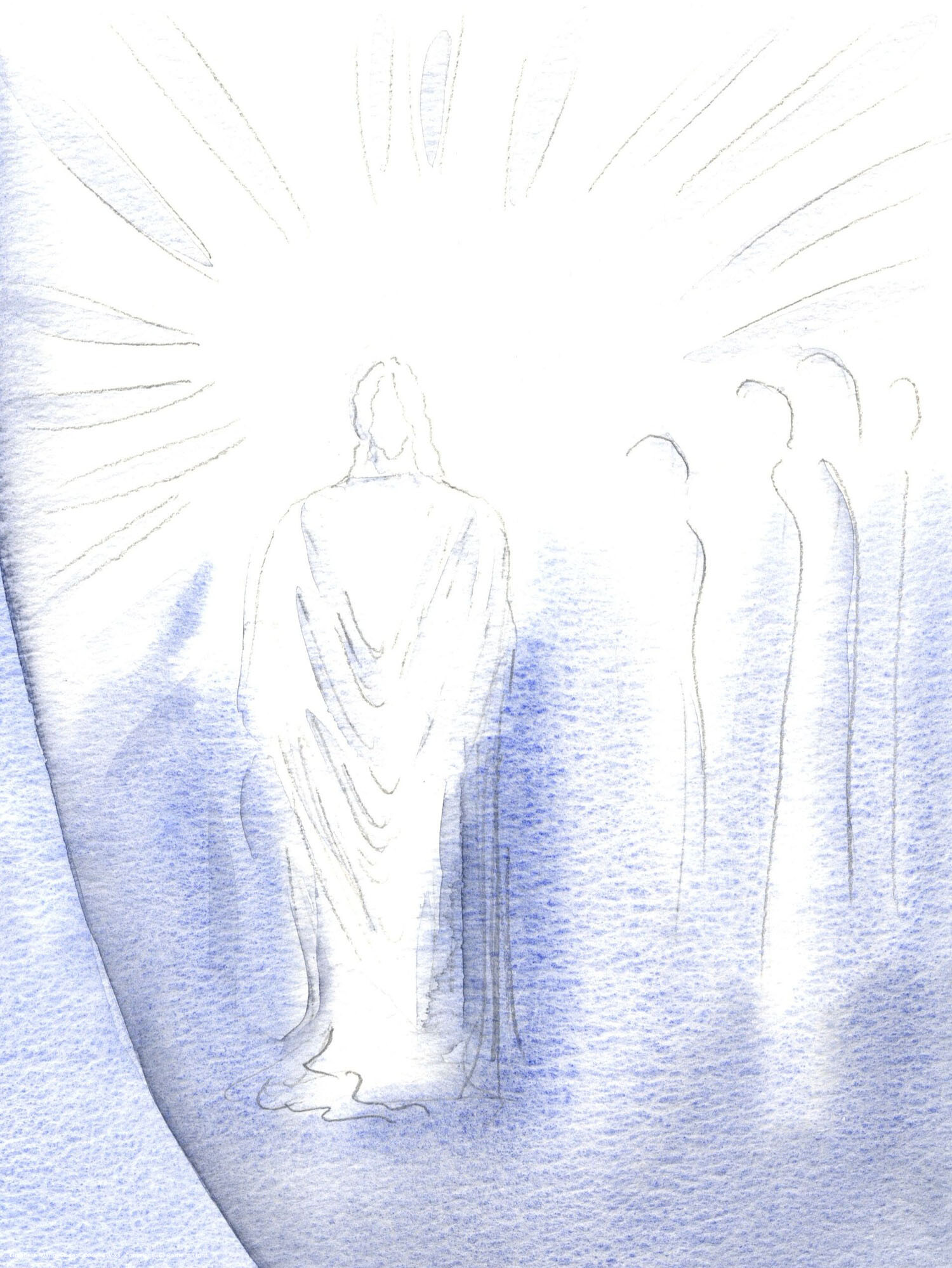 Christ is hidden behind two veils. The first veil which hides Christ is the soul's trivia and agitation. The second veil is the great one which divides Heaven and earth.