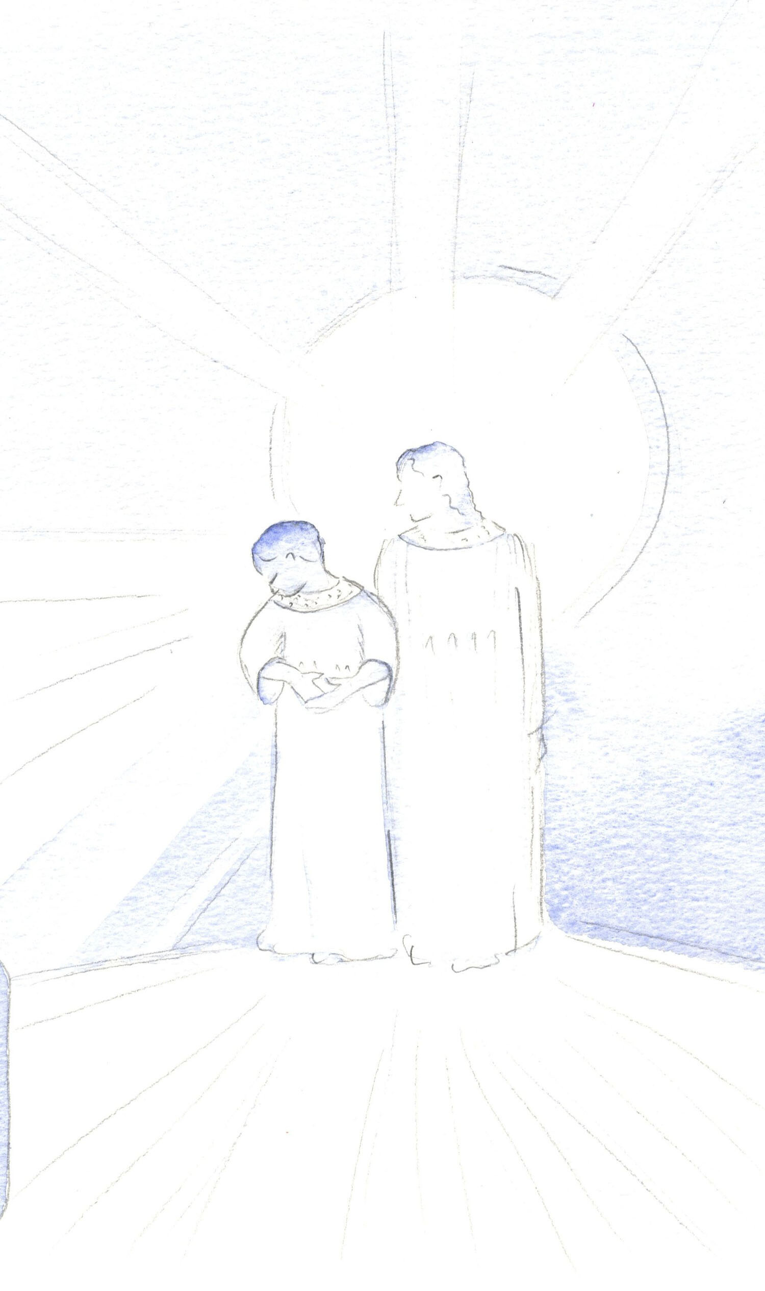 He invited me to wear His garment and to be "another Christ", lovingly doing His work.