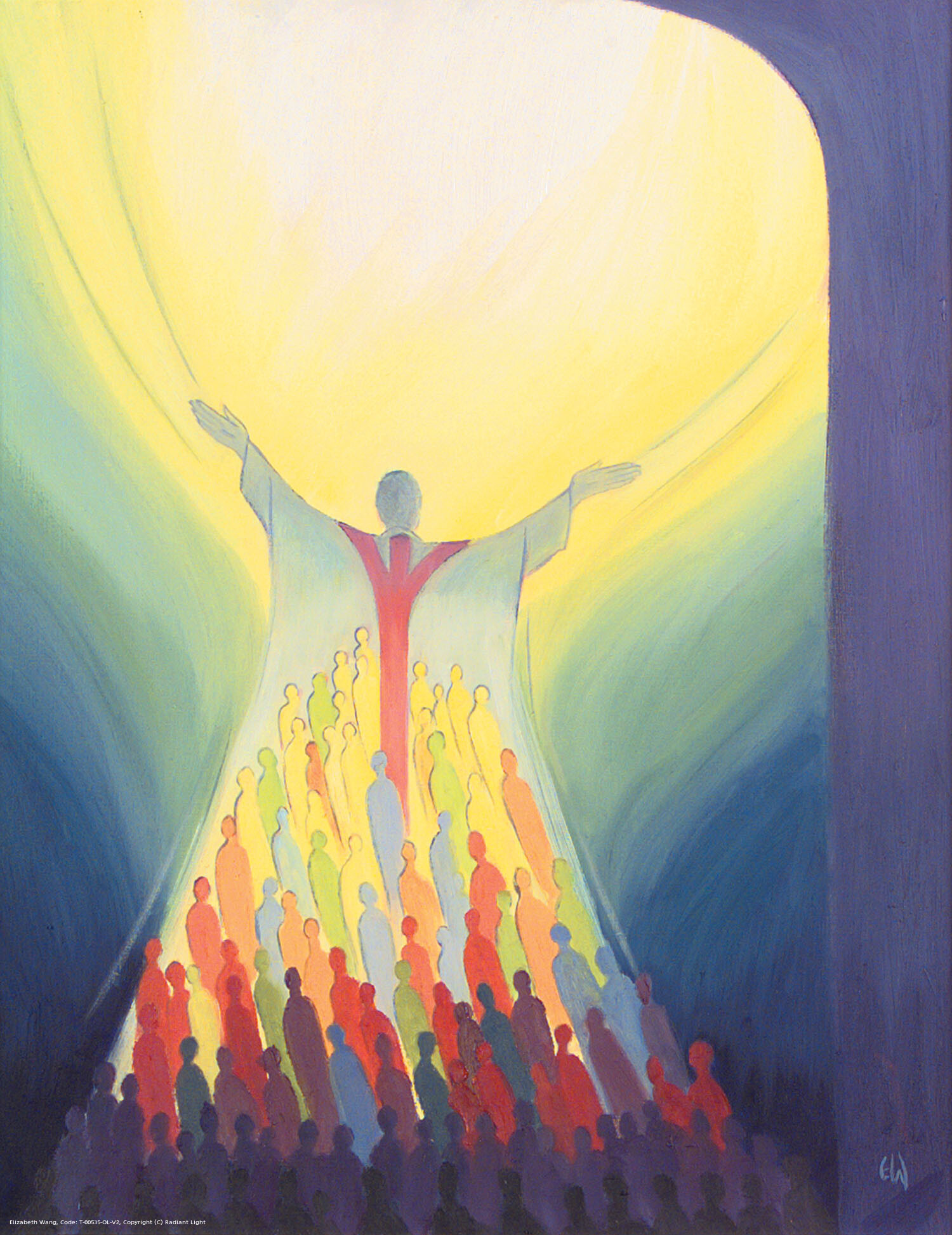 At the Mass, if we unite ourselves with Christ's self-offering, we are like jewels on His robe, as he looks up in love to the Father