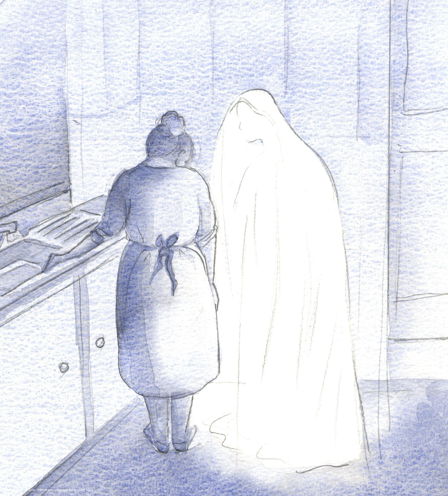 As I showed Mary my most secret fears, she comforted me simply by leaning and kissing me