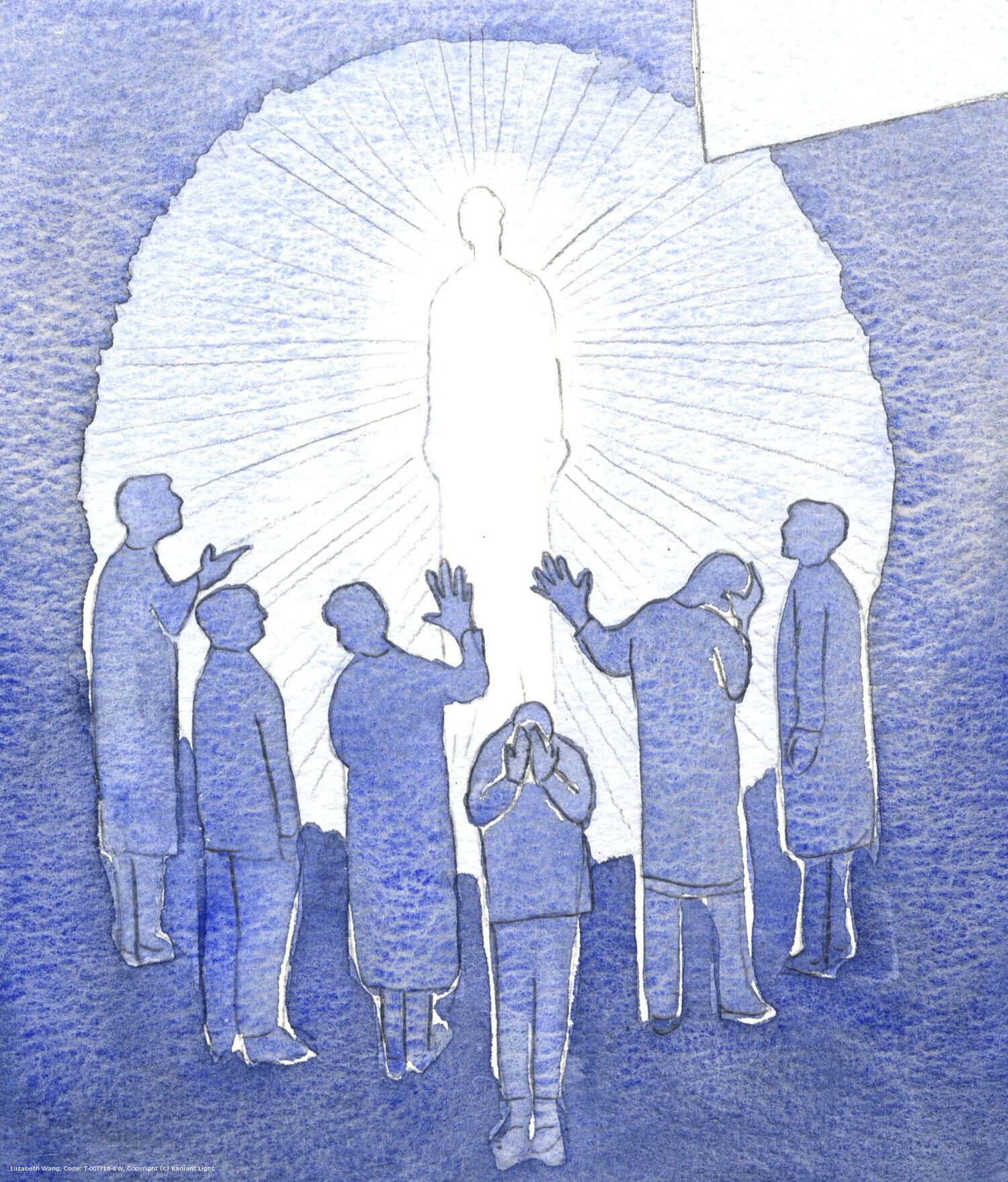 Jesus blazes in Heaven with purity and power. Only those who have been purified from sin can bear the sight of Christ's dazzling glory