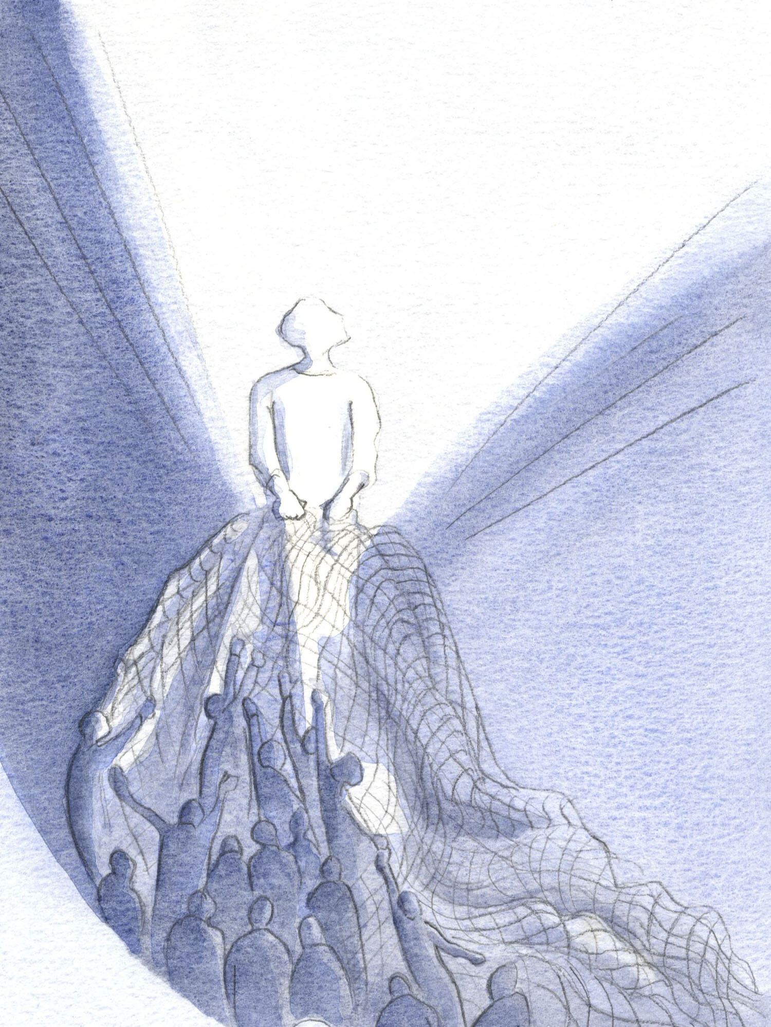 At the Mass, like a fisherman, Jesus draws up into His Kingdom those who love Him