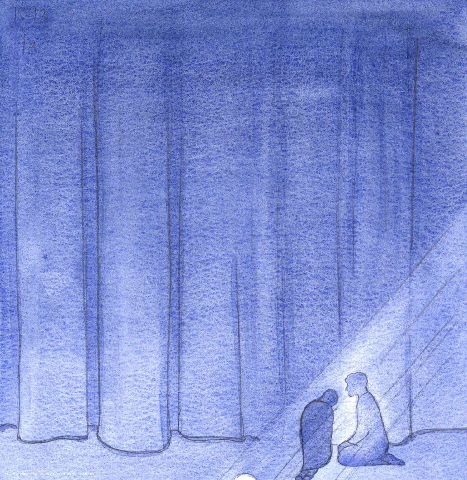 I was helped and calmed, there in the darkness, by Christ's quiet companionship on this side of the veil.