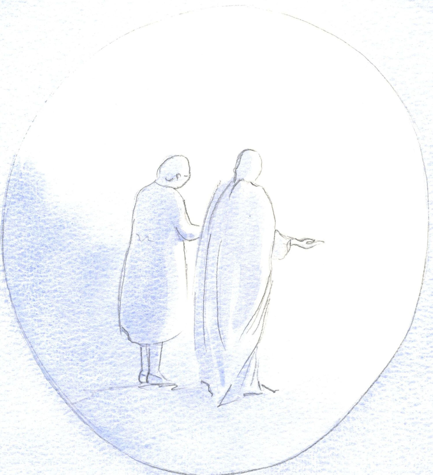 He was beside me, stretching out His hand to help and console others wherever I stretched out my hand to them.