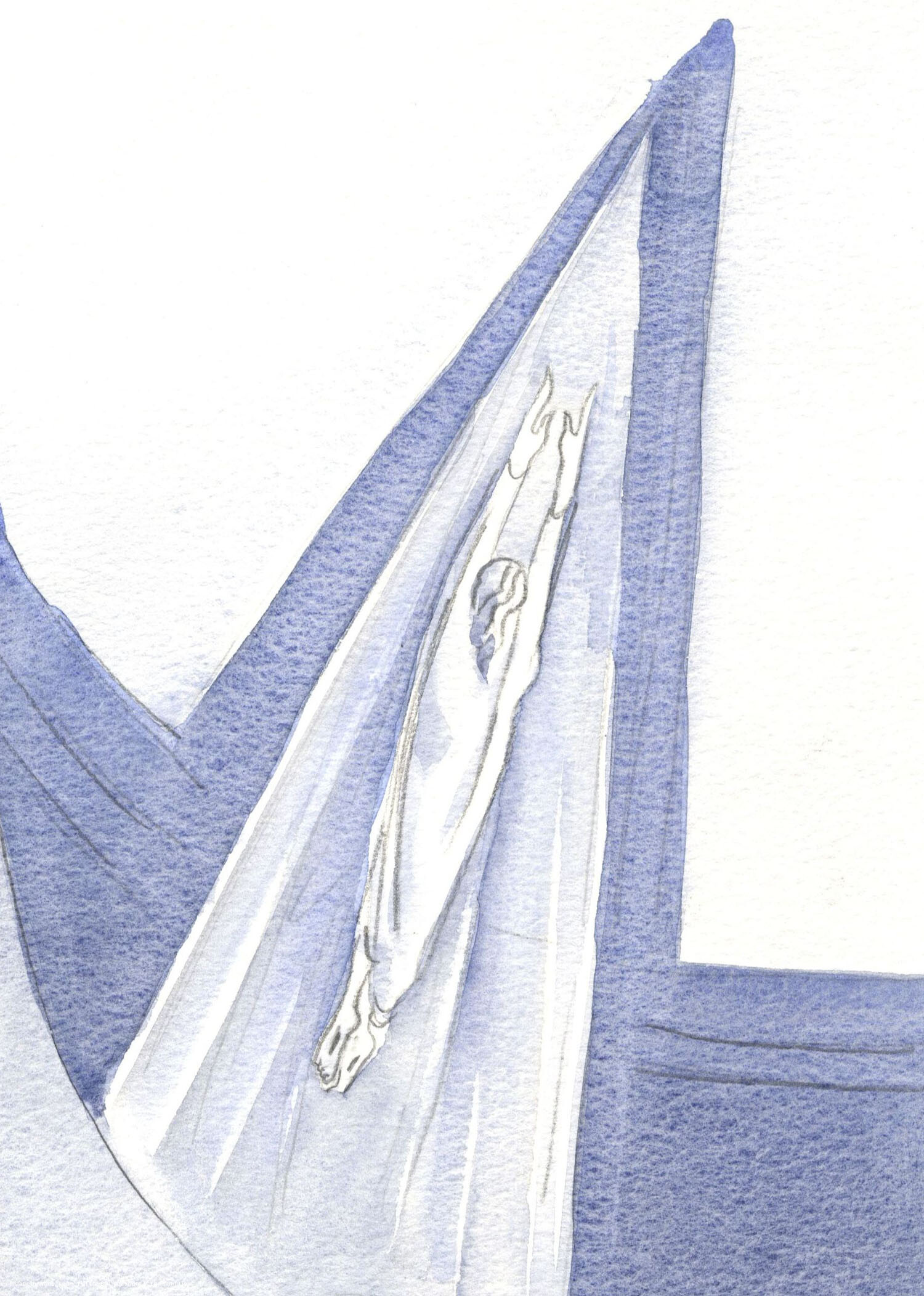 Christ entered Heaven robed in white, and we follow the way.