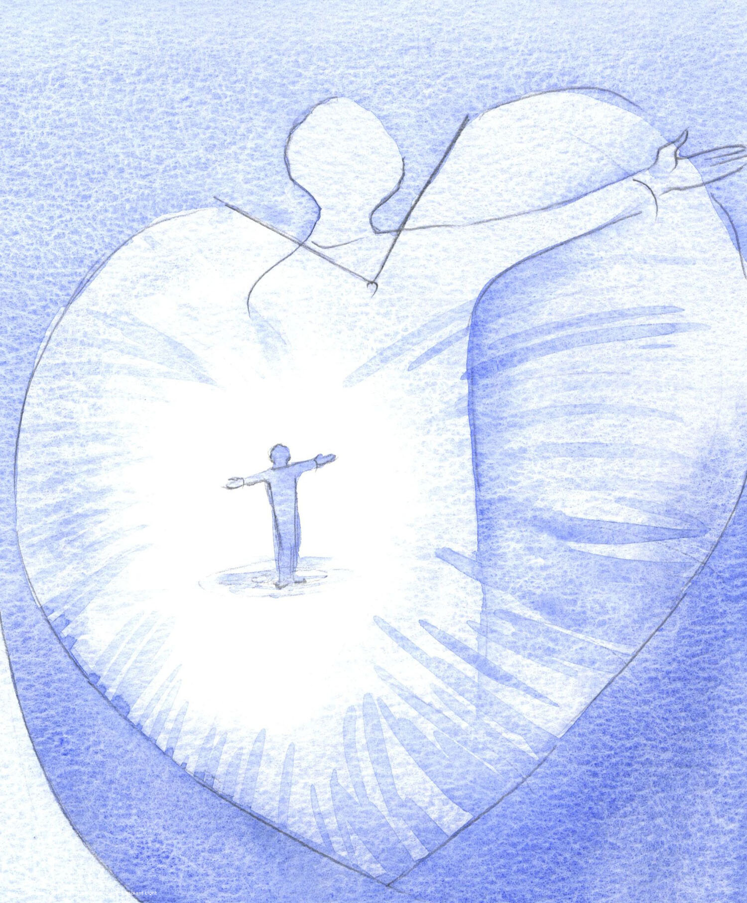 He showed me that we have only the heart to give Him; it is the only treasure we can carry to Heaven, full of His life.