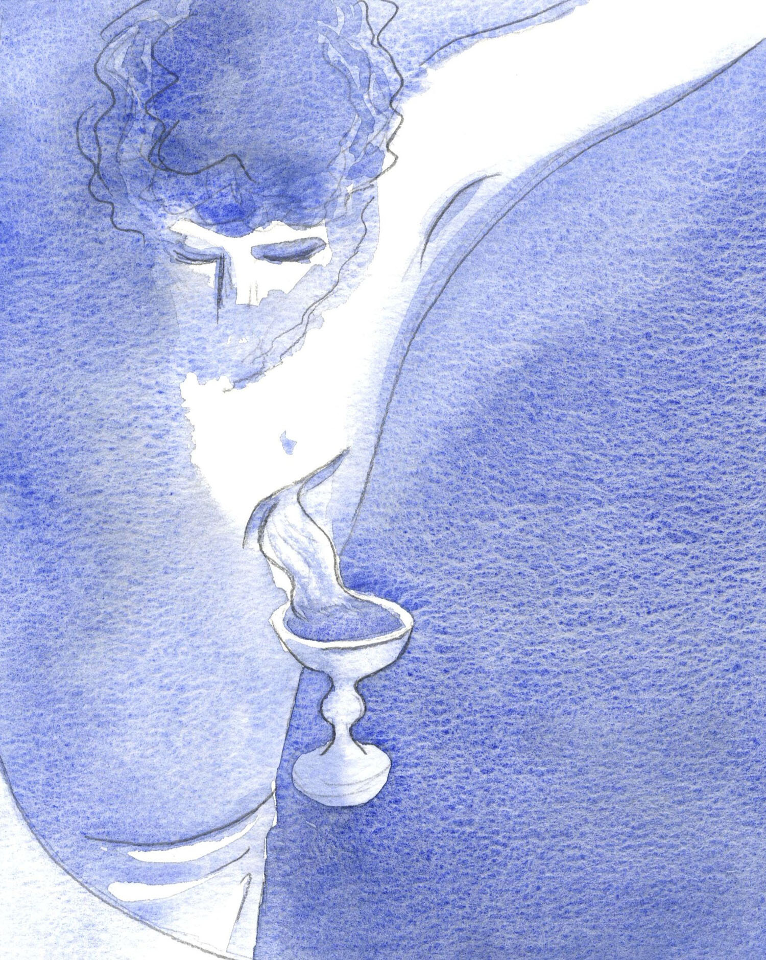 At the Consecration, I saw His Precious Blood pouring from His wounded side