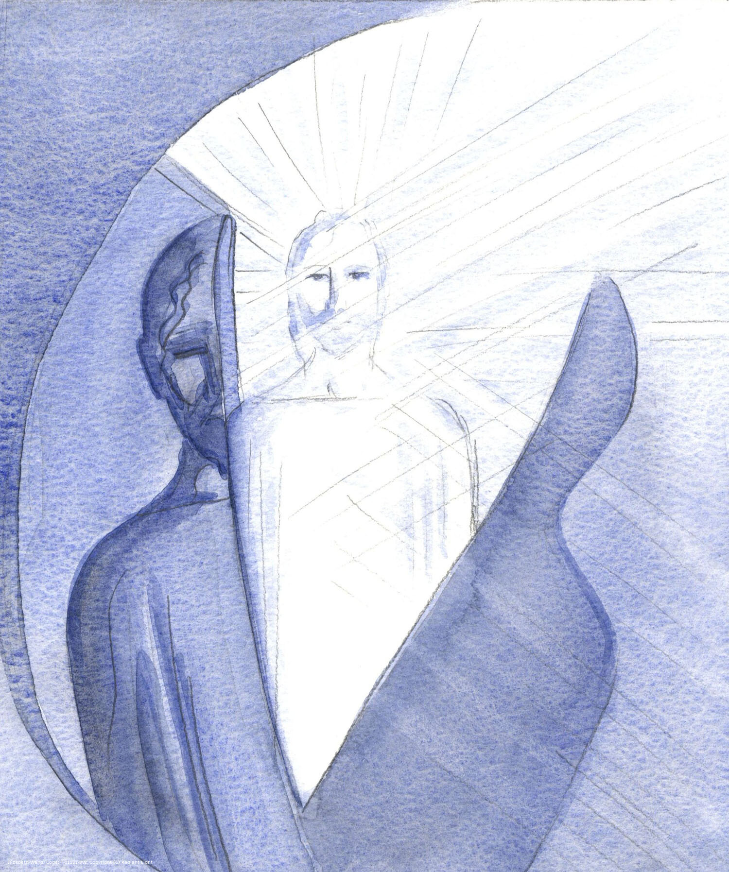 By true contrition and selfless worship we can break through to meet the living, radiant Christ within our childish mental images