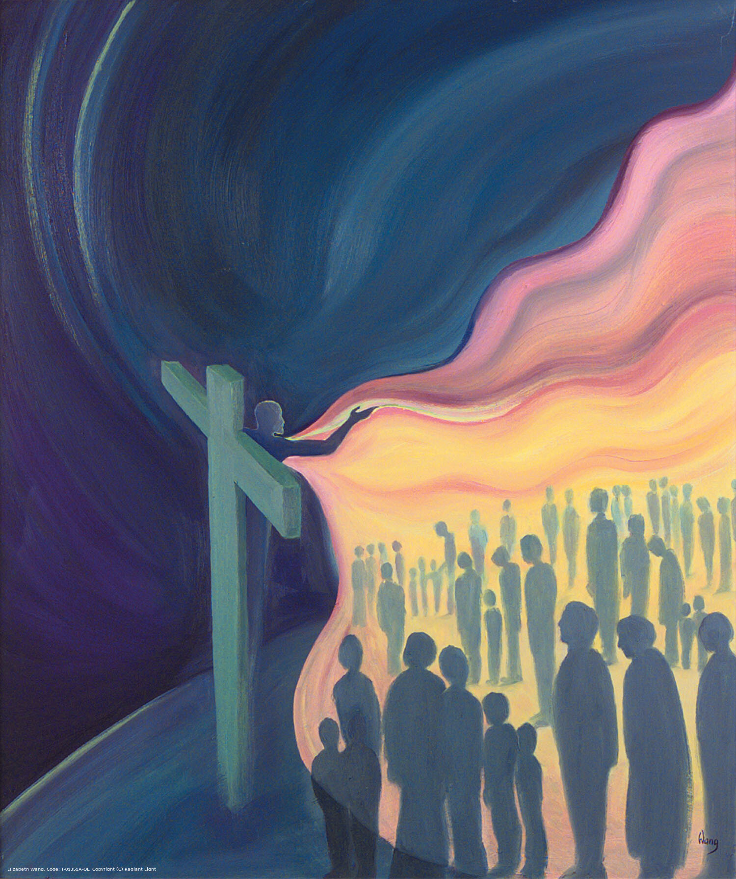 Christ's divine compassion from the Cross cloaks the sins of the whole human race