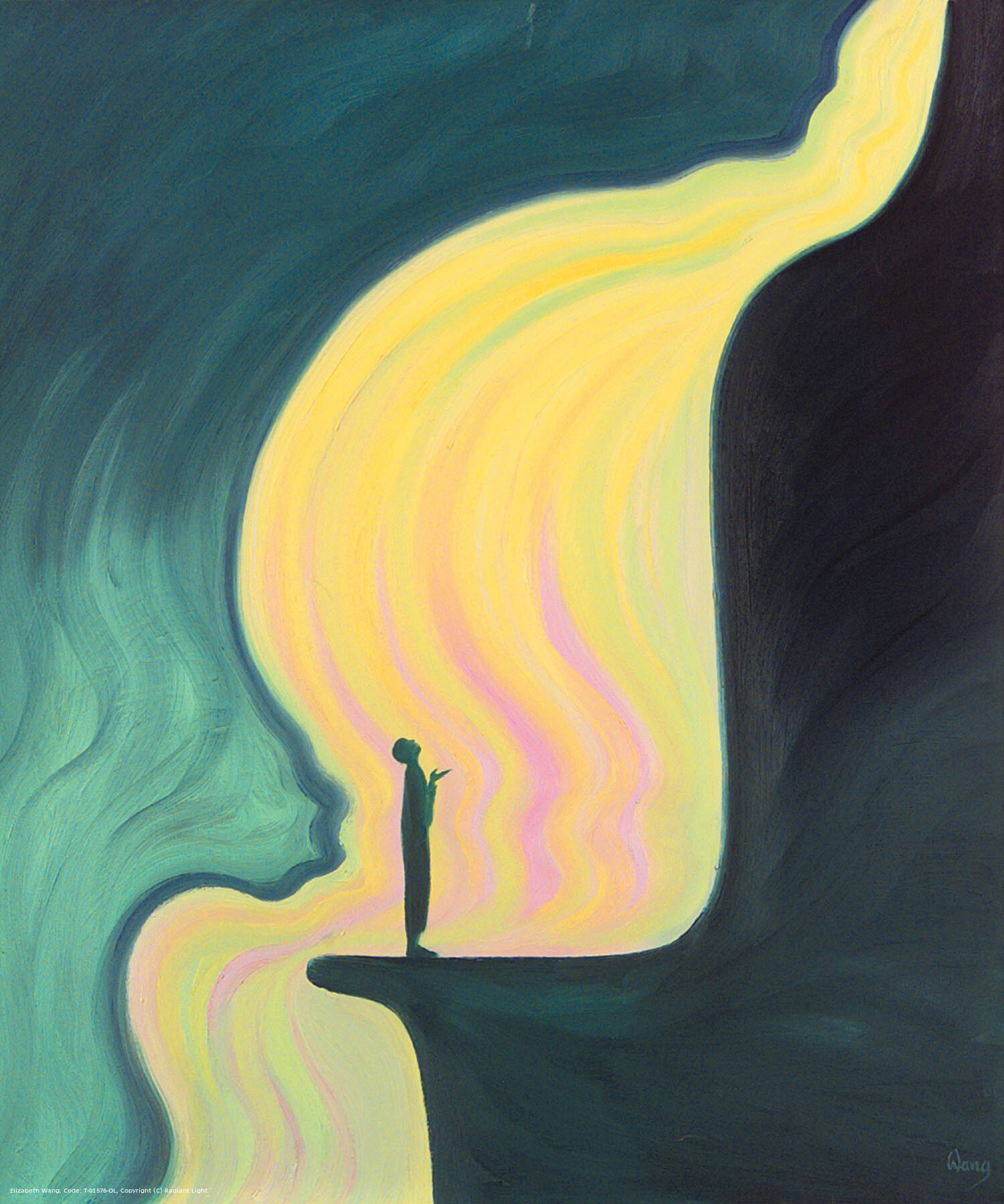 The Father pours a waterfall of grace upon us when we pray in Christ's name