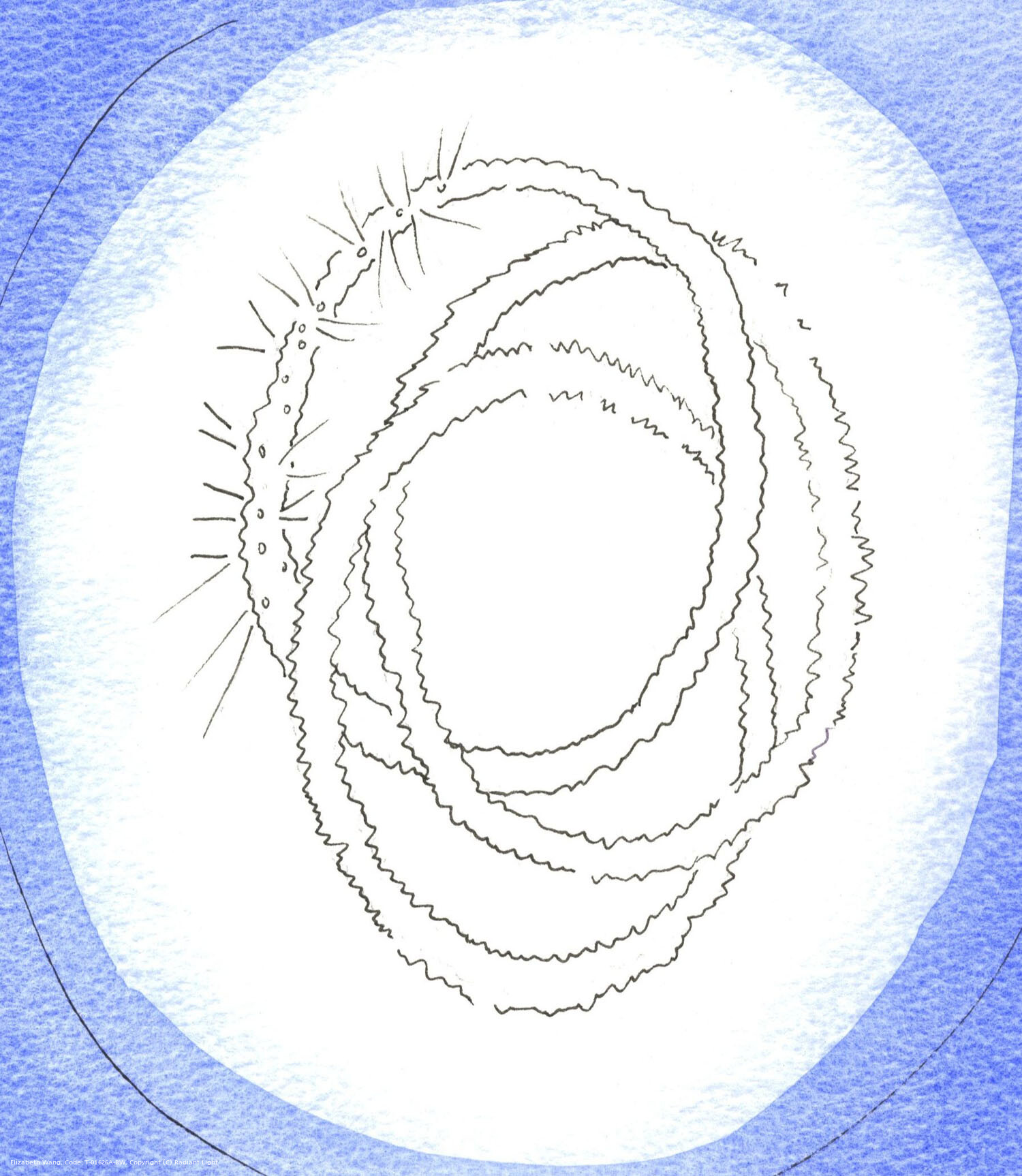 A Russian Wedding Ring: A triple wedding ring is a symbol of the Godhead, it is simple and beautiful. No band is larger than another. None has a beginning or an end. The three together are a ring, yet each is a ring.