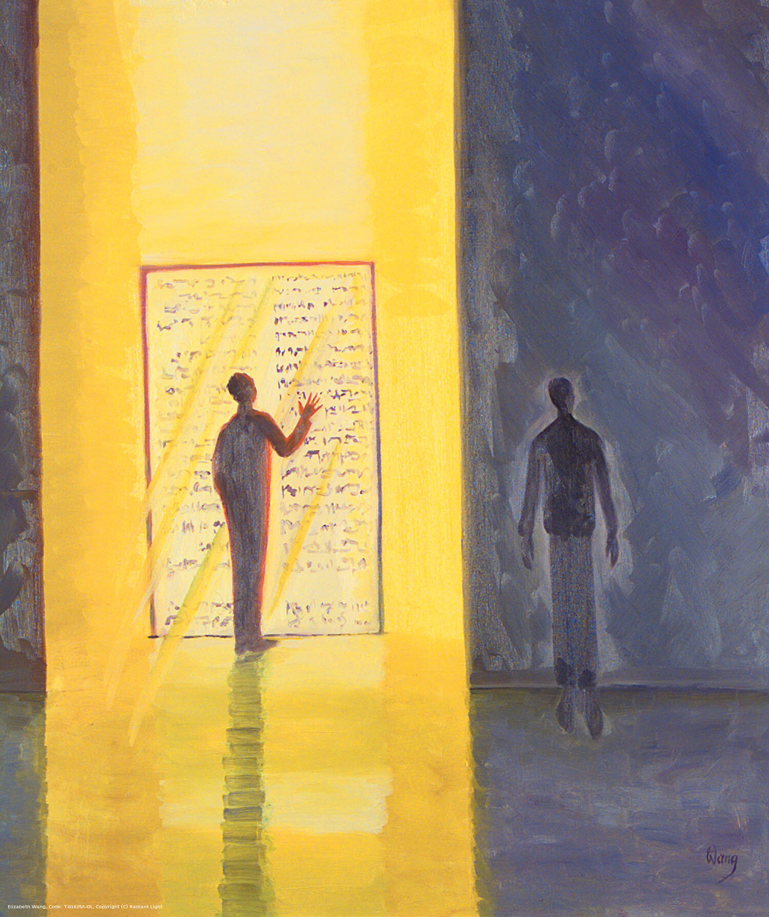 God's light and wisdom pour through the text of the Holy Scriptures on all who approach them with humility and faith