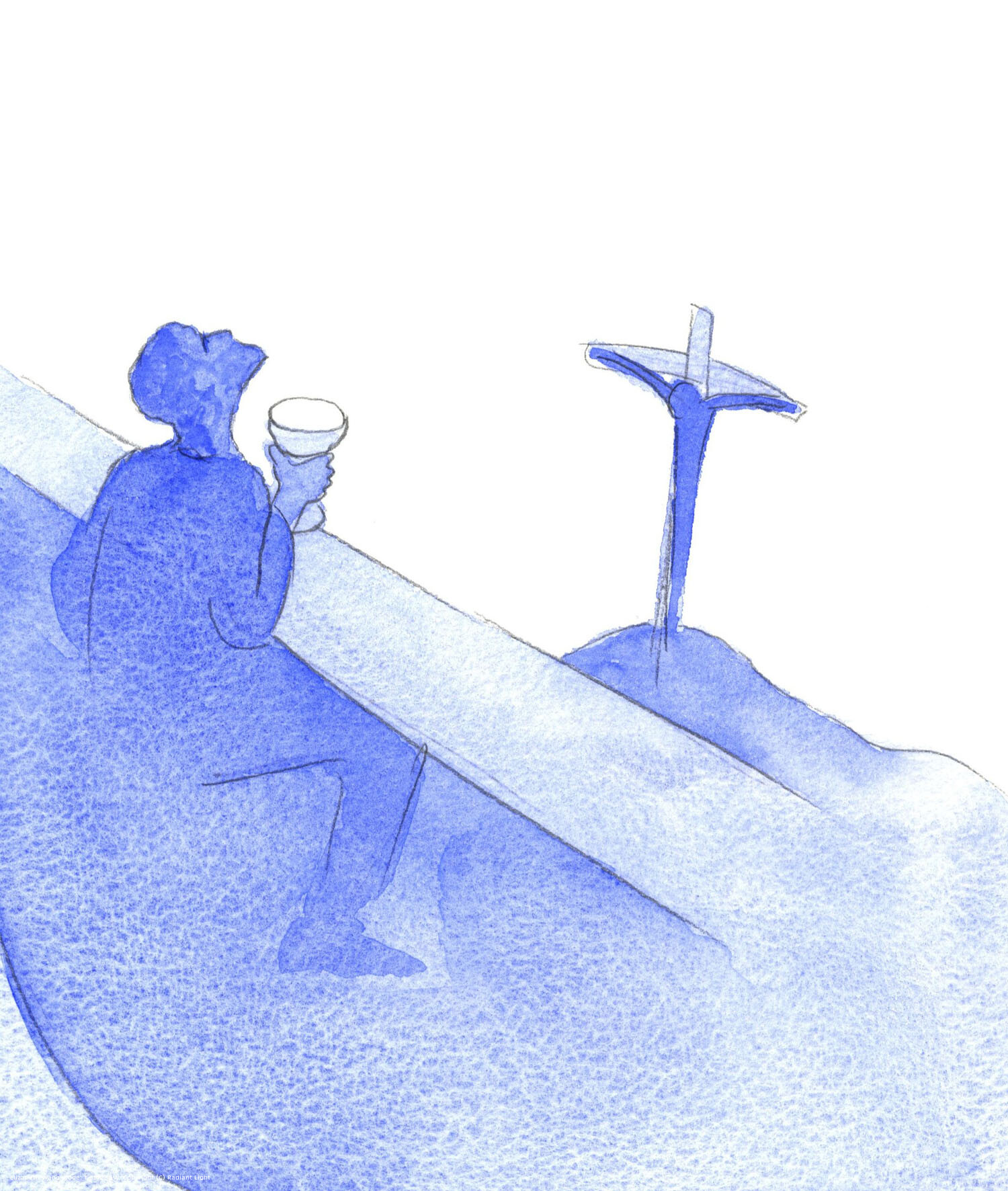 This was the reason for Christ's parting from friends at His Last Supper, for His torment and His dying - the reason was sin.