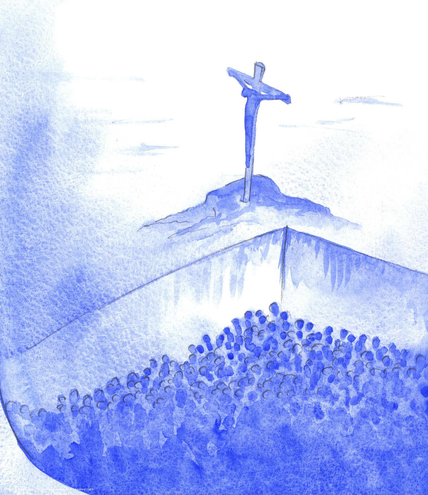 Christ our brother and Divine Saviour paid the debt due from our sins. In acknowledging Him, we emerge from our 'pit'.