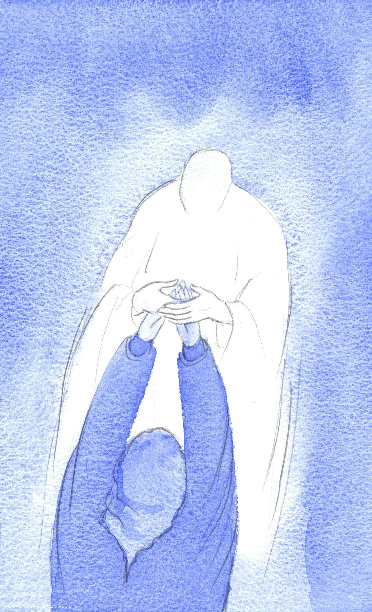 Christ took my hands during Holy Communion, saying: be confident, turn to me in everything, with every joy, problem or query.