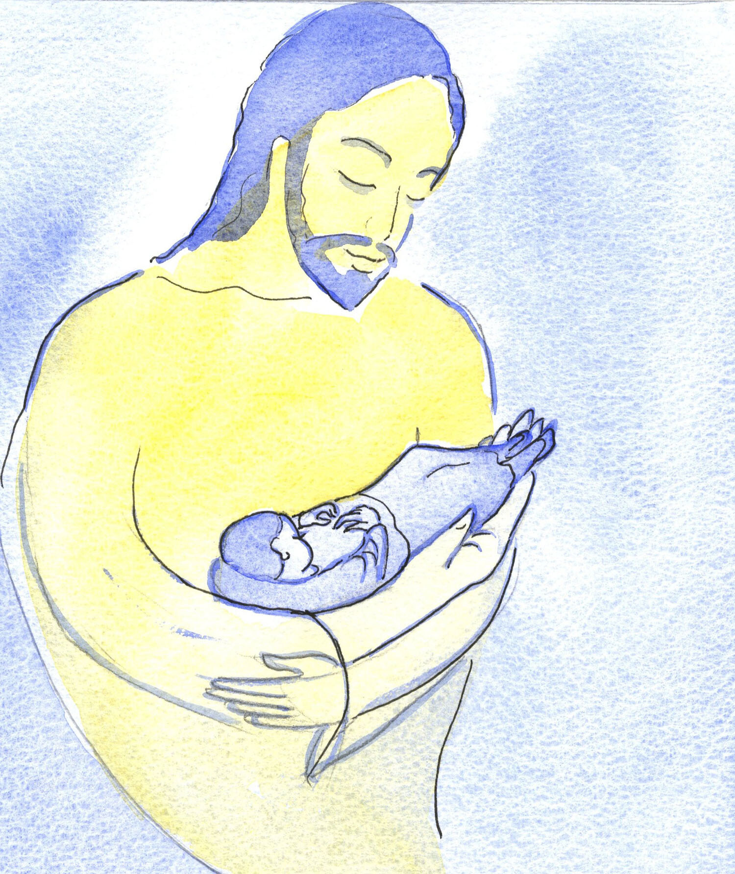 Christ showed me that in my present suffering I am as if lying in the Father's arms, tenderly carried.