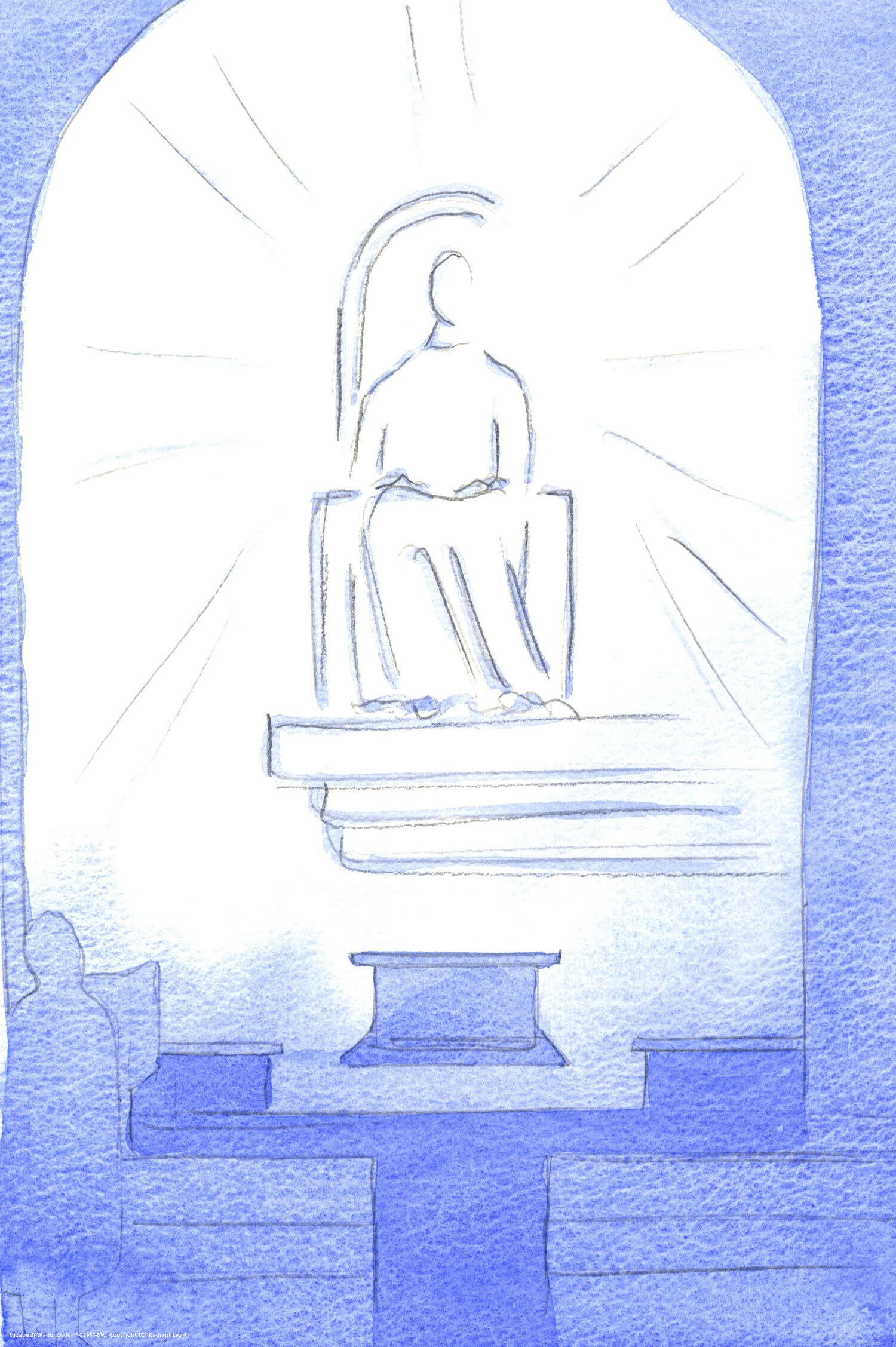 Christ was seated on a Heavenly throne, within our Sanctuary. Christ our God is worthy of the sufferings we bear for love of Him.