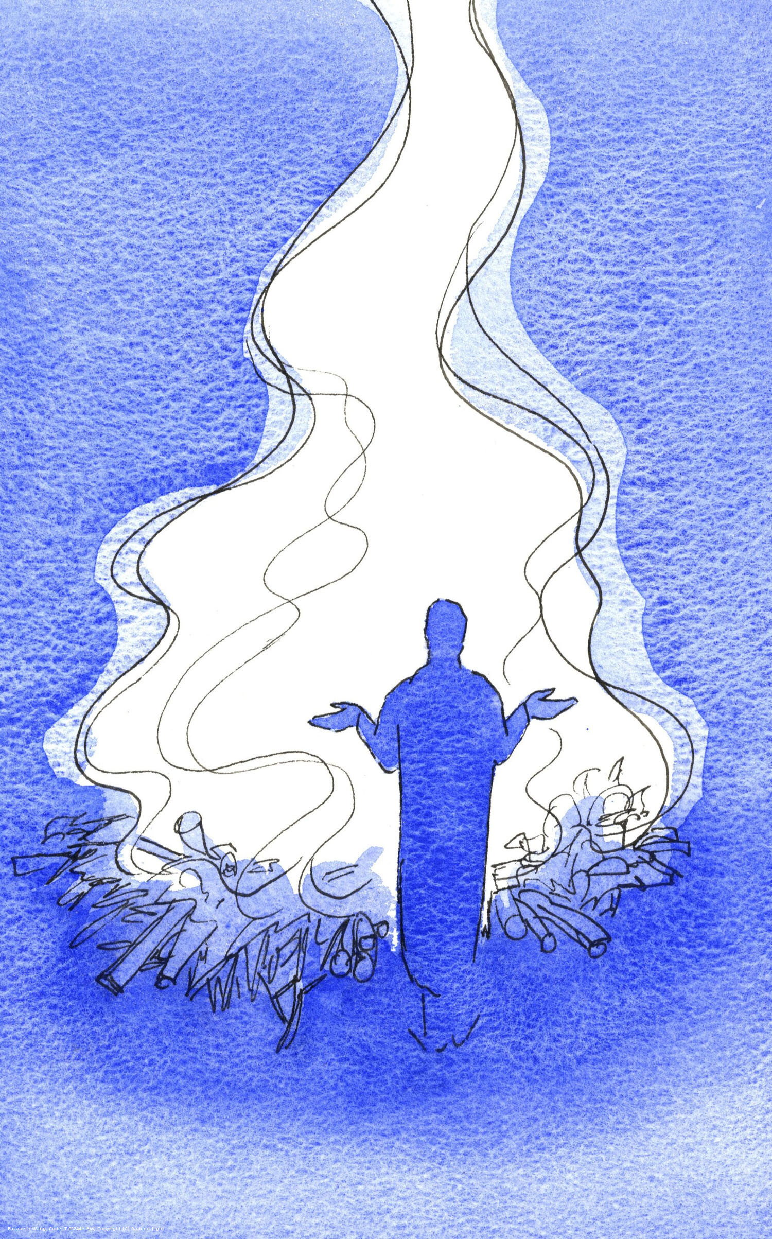 When we pray with Christ a great flame of praise and intercession rises to the Father