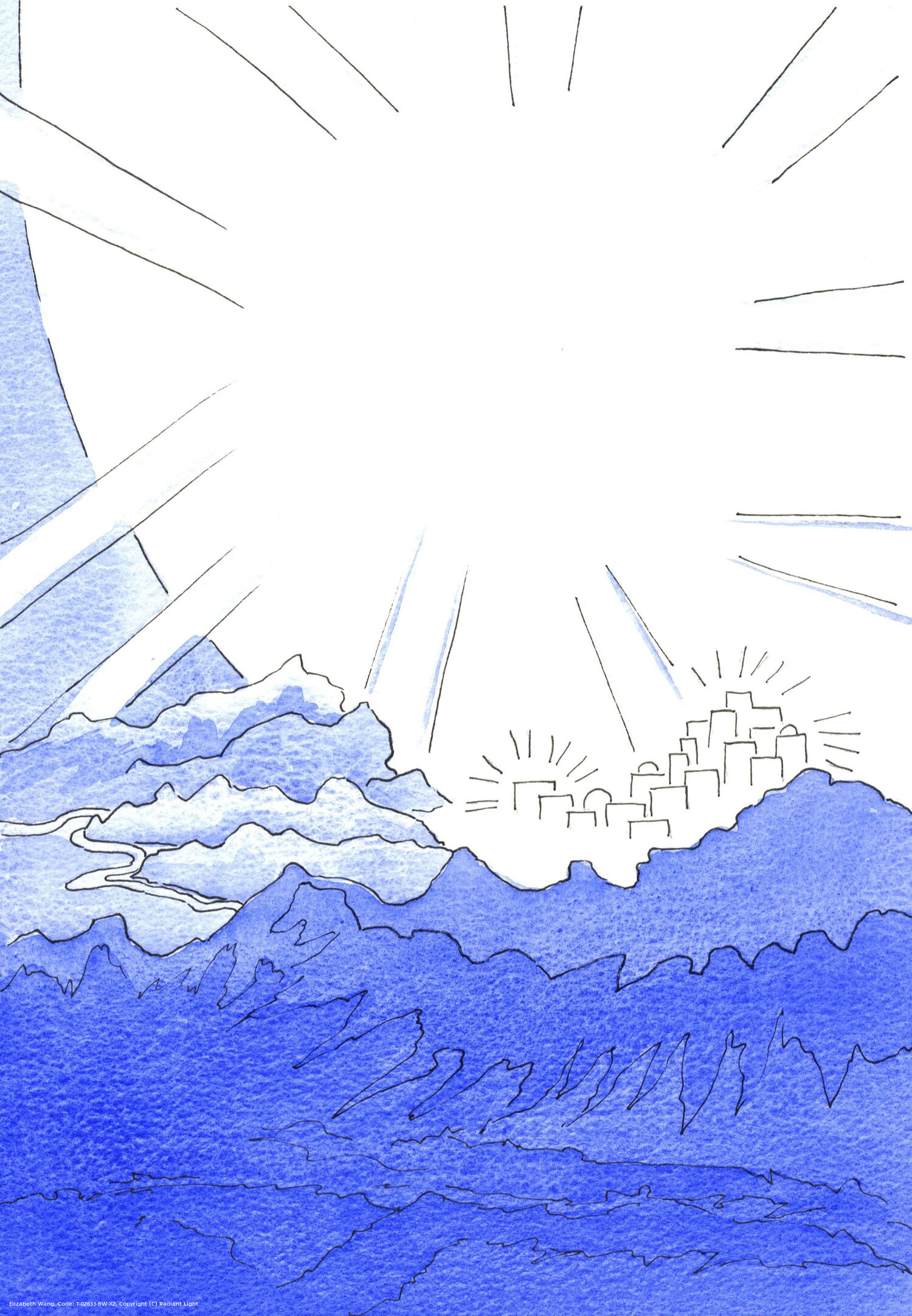 To live on earth in blissful union with God is to live as if at the edge of the Heavenly City, on the mountain-top, far above the dark path below.