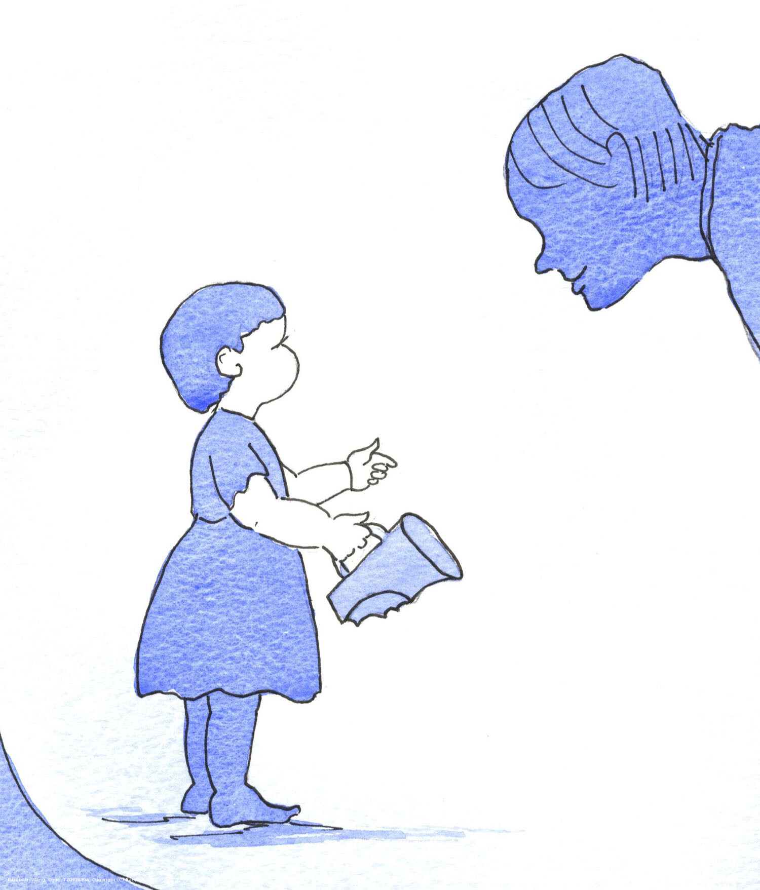We must stand before God's gaze like toddlers who are contrite but also brave and trusting.