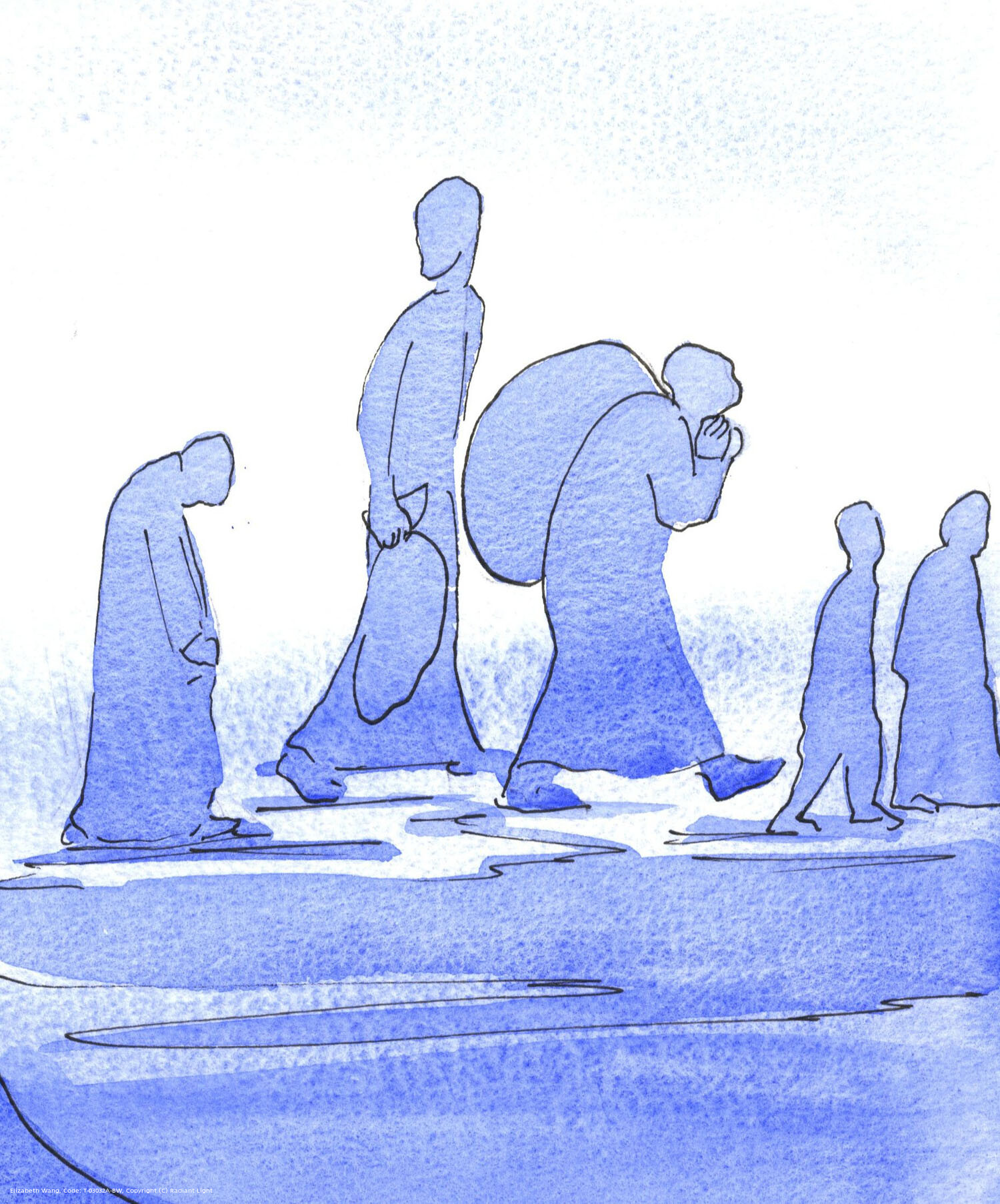 On Their Way to a Wonderful Country: The Church is like a group of thoughtful refugees who expect danger, flight and hardship. They carry what they need.