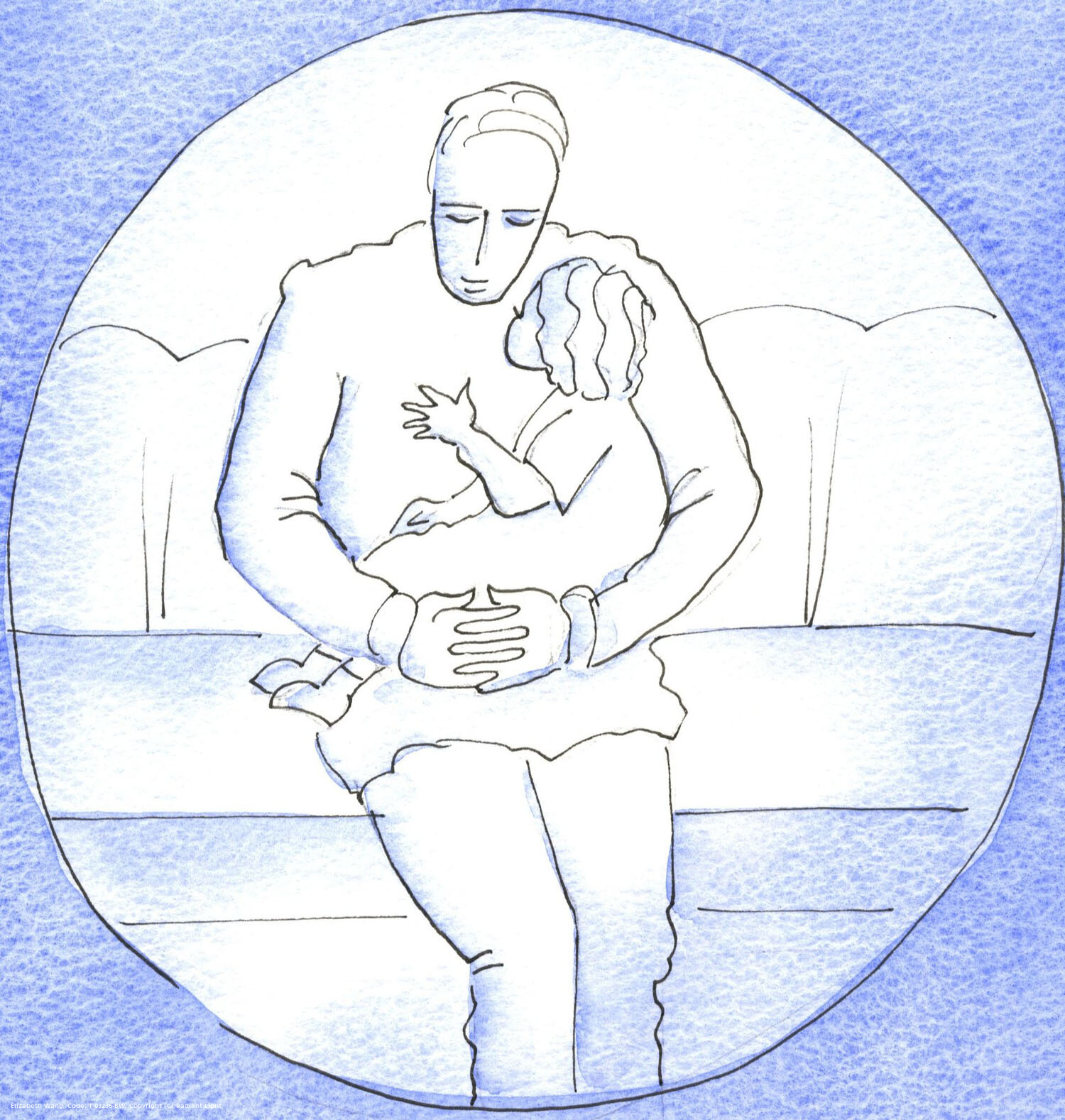A true contemplative remains close to God, as a child with her father rests her head on his chest, raising her head only to speak.