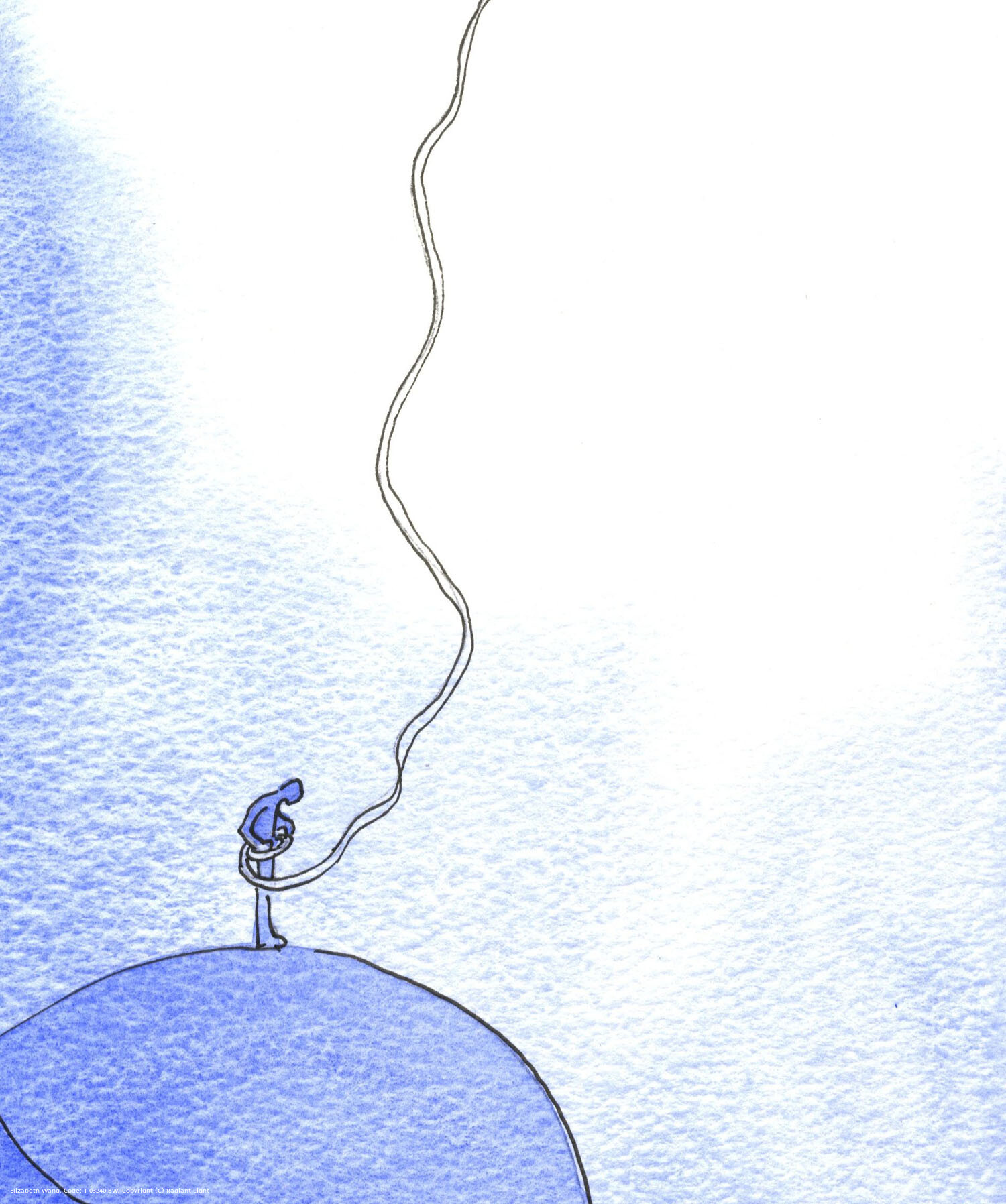 It's as though, when we intercede for someone in need, Christ lets down a rope from Heaven, to draw a willing soul up high.