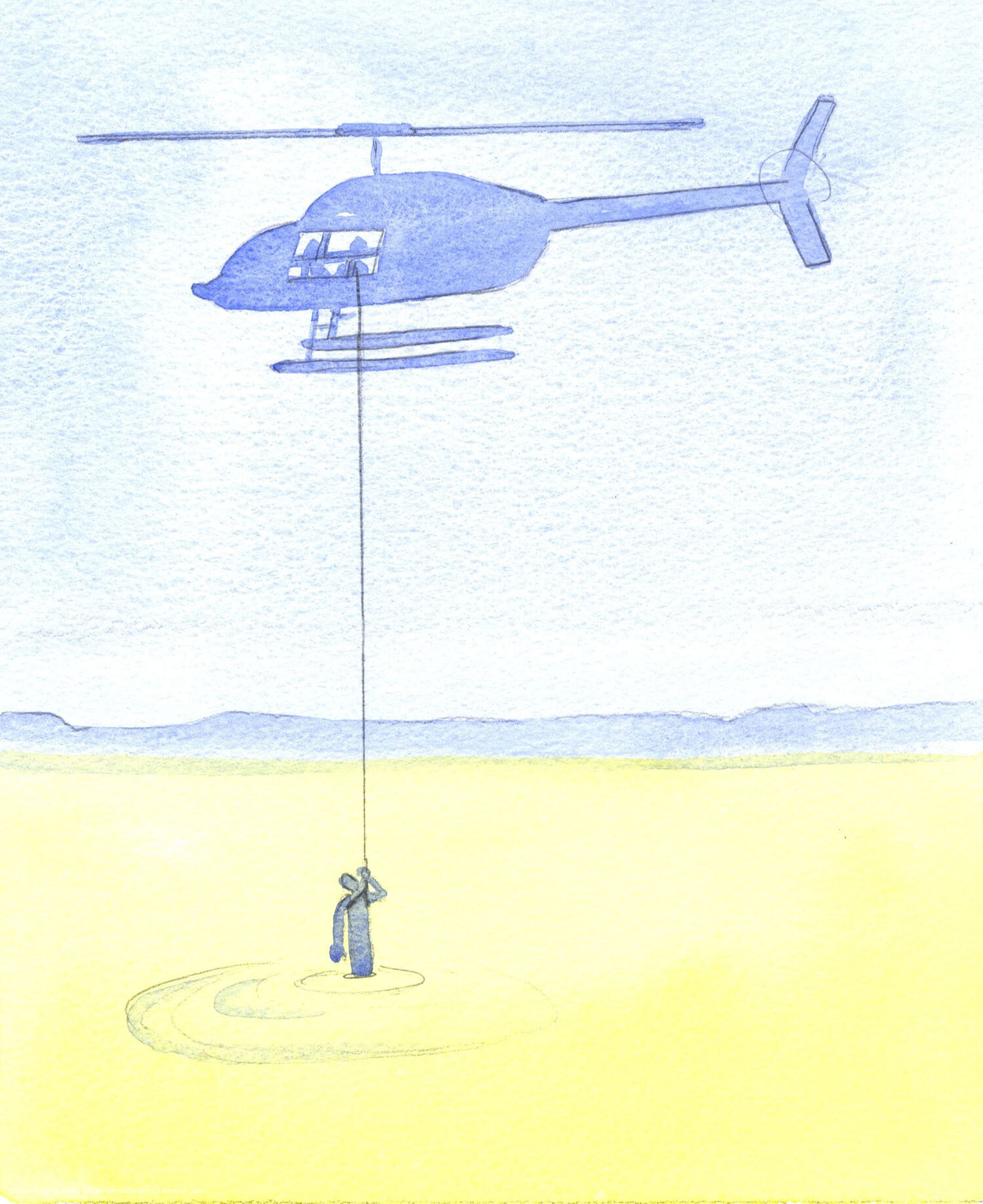 People are helped by our intercessions for them in prayer as surely as a desperate person caught in a quicksand is helped by friends who winch him to safety from a helicopter.