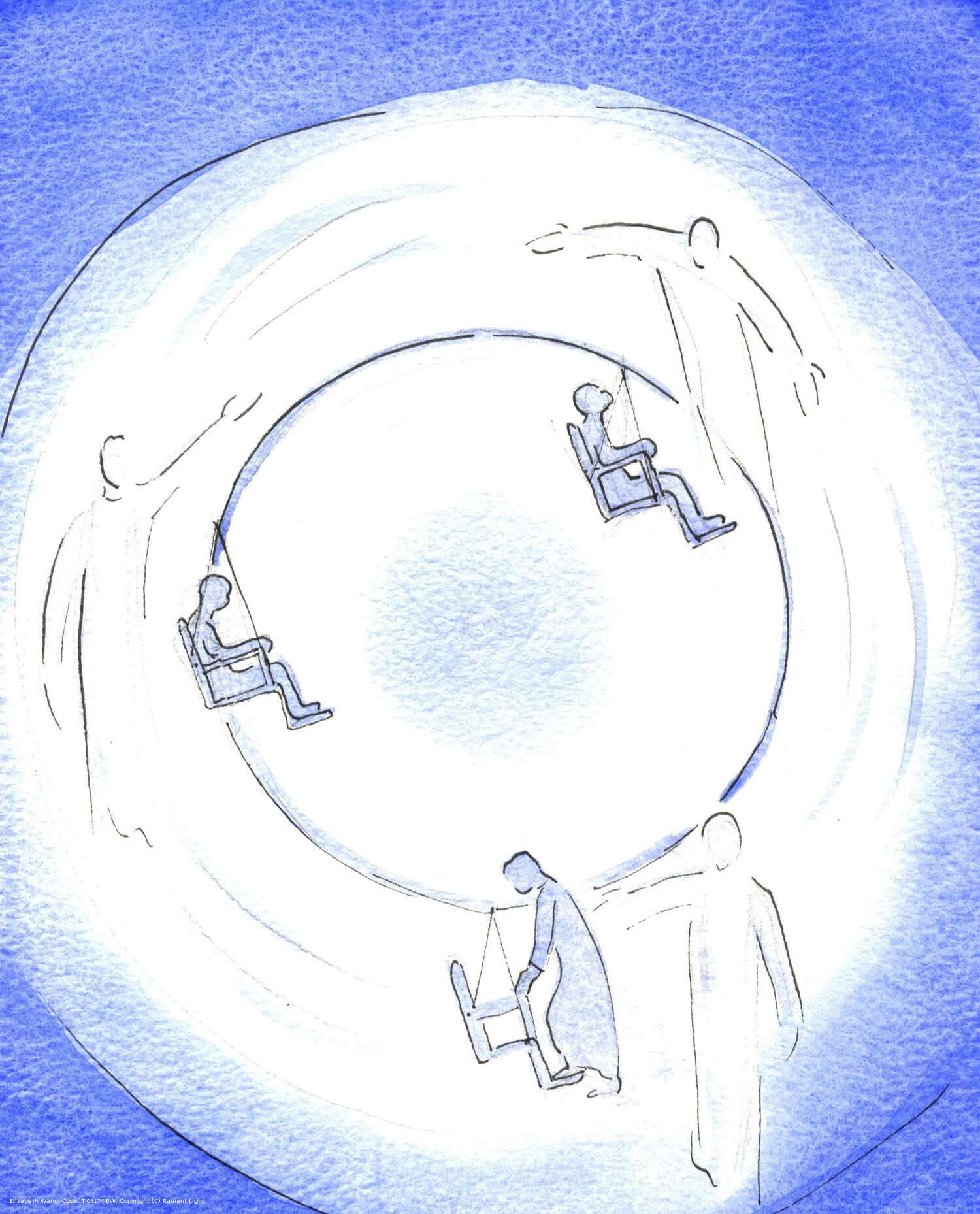 Each Divine Person is at work to draw a soul into the heights of union. Father, Son and Holy Spirit - One God - are lovingly attentive, and draw willing souls up high.