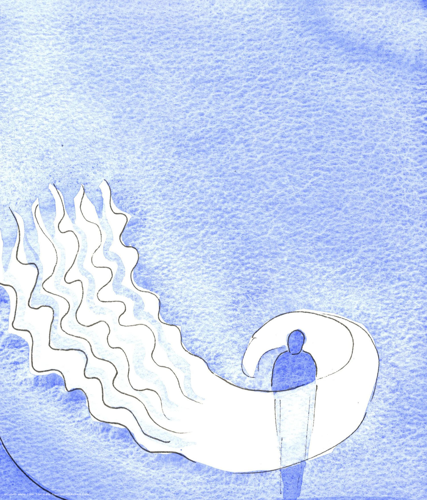 When I praised the Father for His gifts in prayer, he showed me that His Holy Spirit enfolds me in sweet 'fire', in joy.