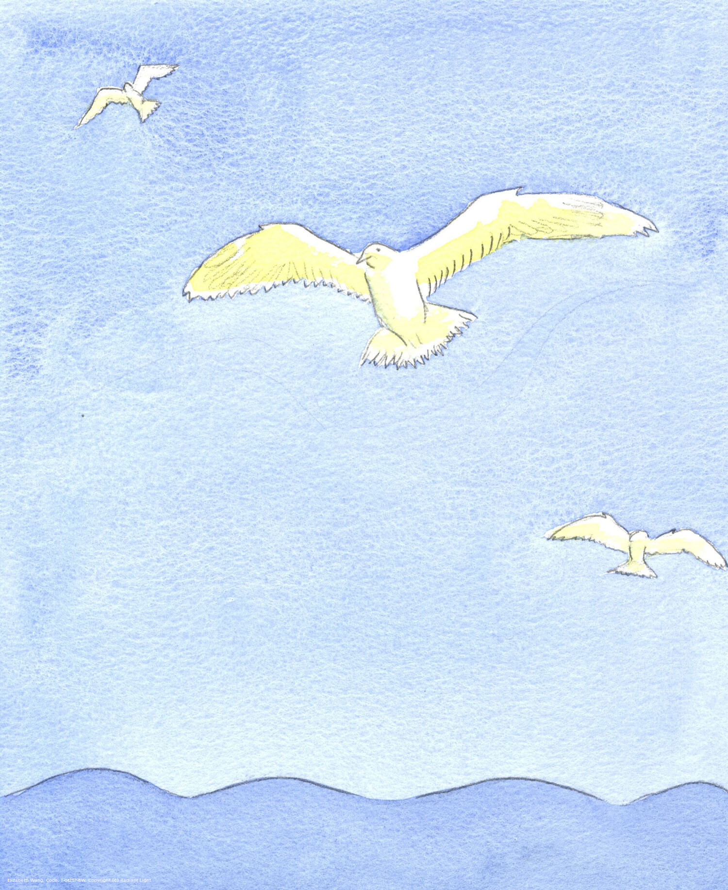 As a seagull soars effortlessly on high, resting on the winds as it gazes all around, so the soul can soar effortlessly in prayer, 'resting' on the Spirit's power, gazing towards Heaven, towards the invisible Father Whose touch is felt, but Who cannot yet be seen.