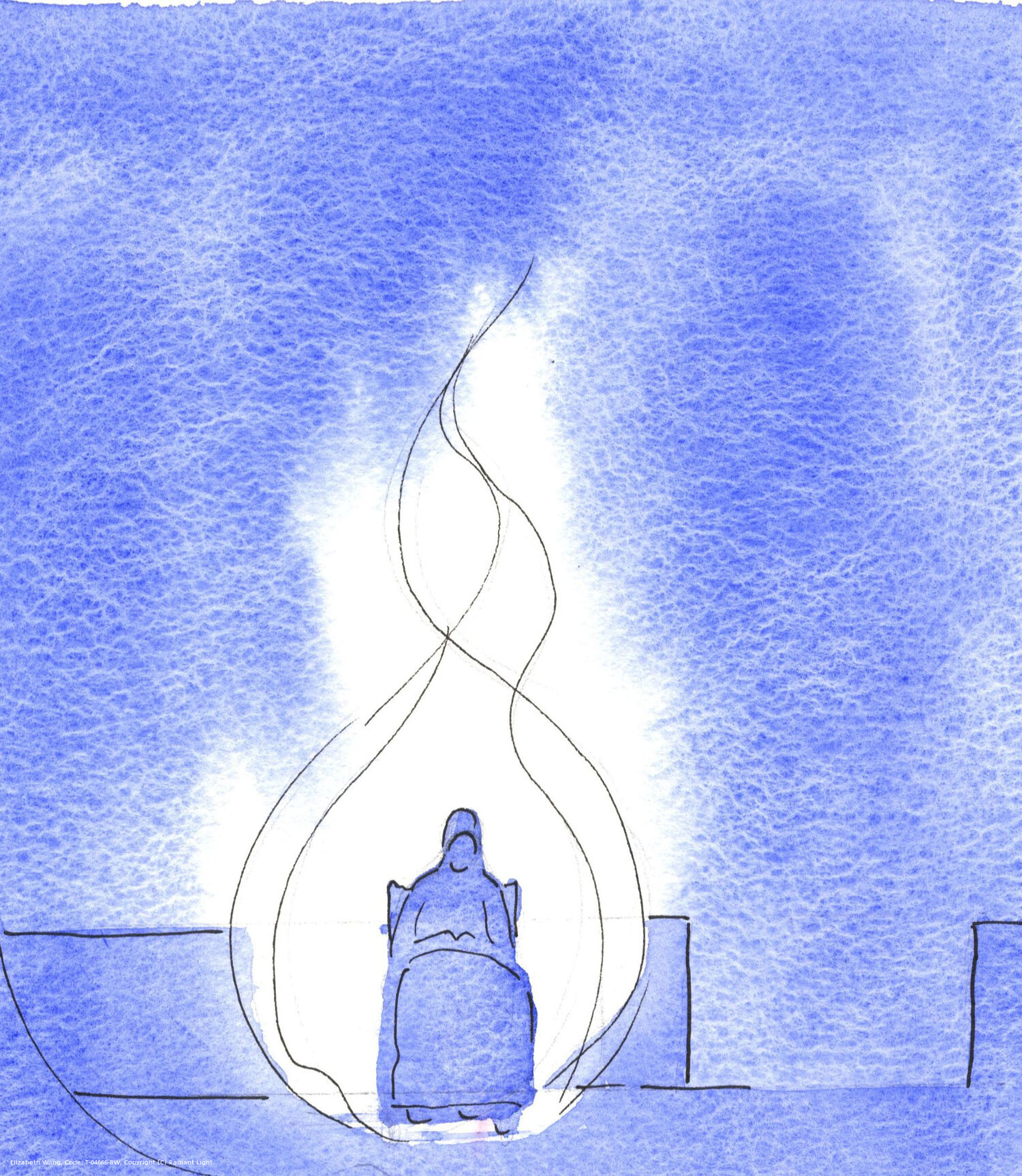 The Lord explained that through union with Christ, I am 'on fire' with praise, in church, in silent prayer.