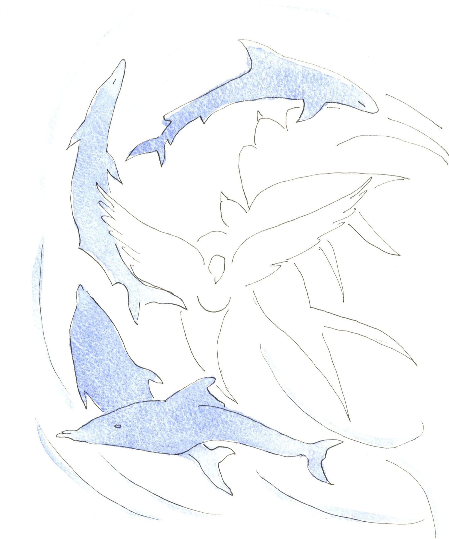 The 'flight' of a soul in prayer, in Divine grace and sweetness, is like the soaring of a swallow, or the swift movement of a dolphin, or a shark gracefully circling, or a Dove descending in simplicity and peace.