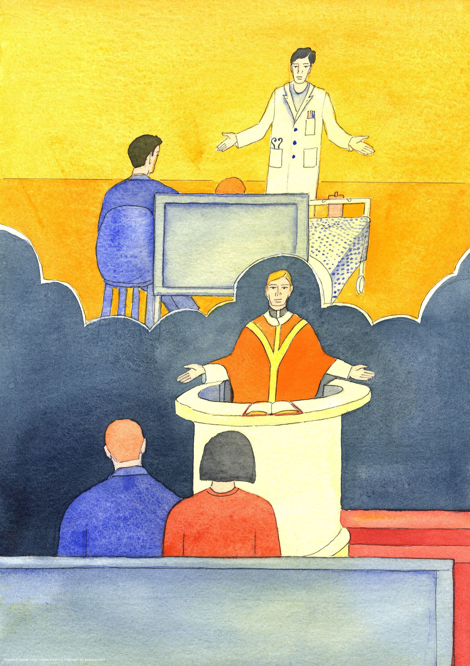 A surgeon who gives a serious diagnosis sometimes has little hope of a cure. A priest who has to 'diagnose' serious sin can offer, as a cure, complete forgiveness and peace to those who sincerely repent!