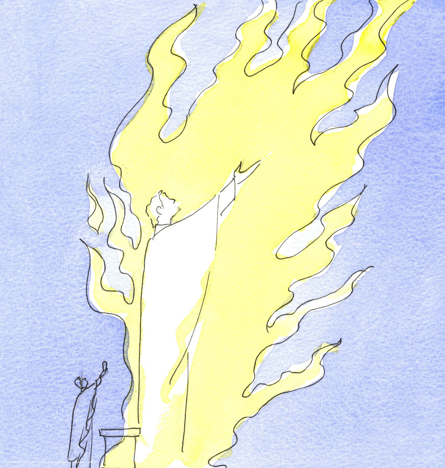 Whenever the Holy Sacrifice is offered from our altar, Christ Who is Present in sacramental form is praising the Father in the fiery love of the Holy Spirit. Christ is here, praying to the Father on our behalf.