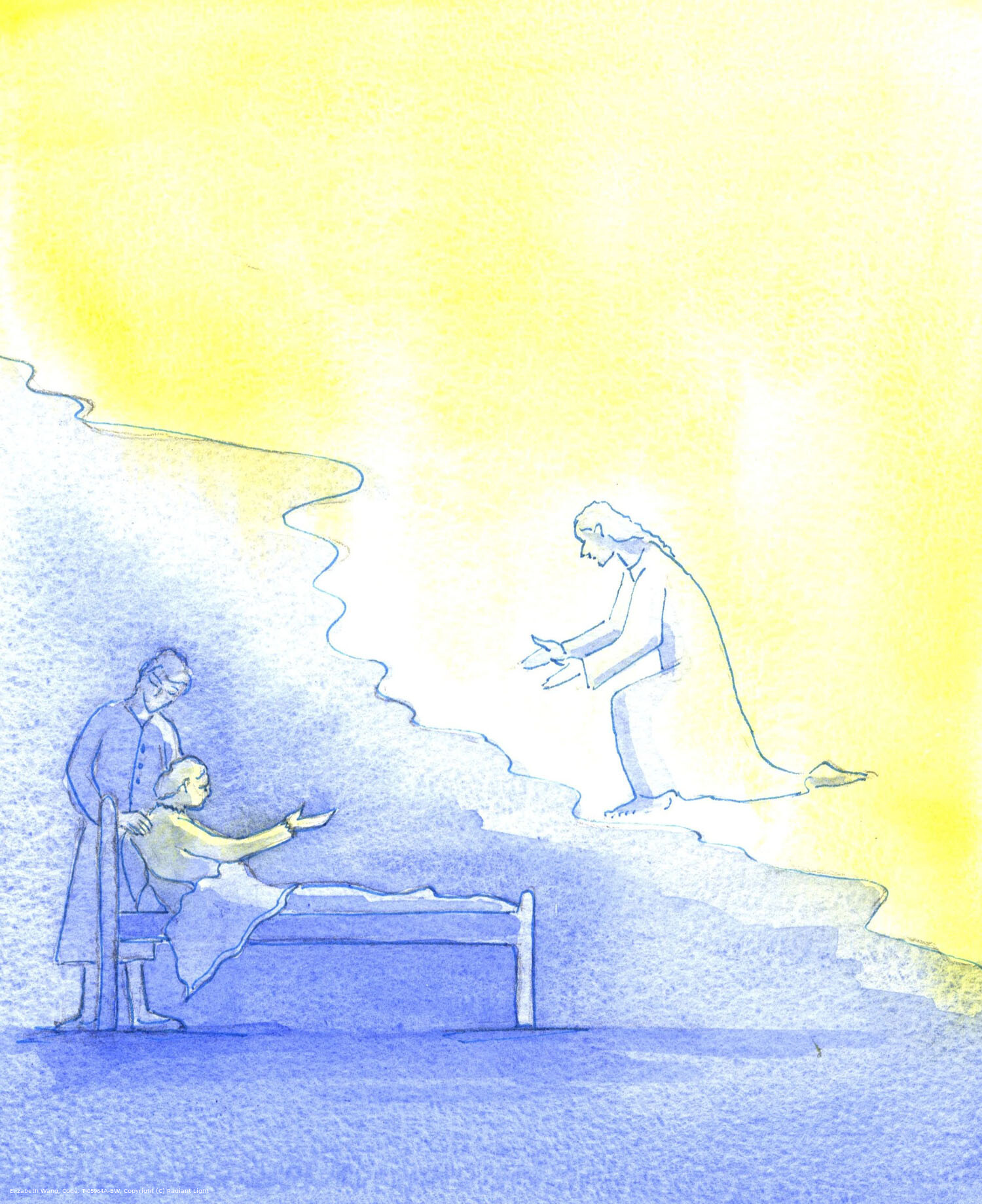 The Process of Dying: Dying is a sort of labour. Christ is waiting to welcome each of His faithful children who will enter Heaven after a time in the 'womb' of earthly life.