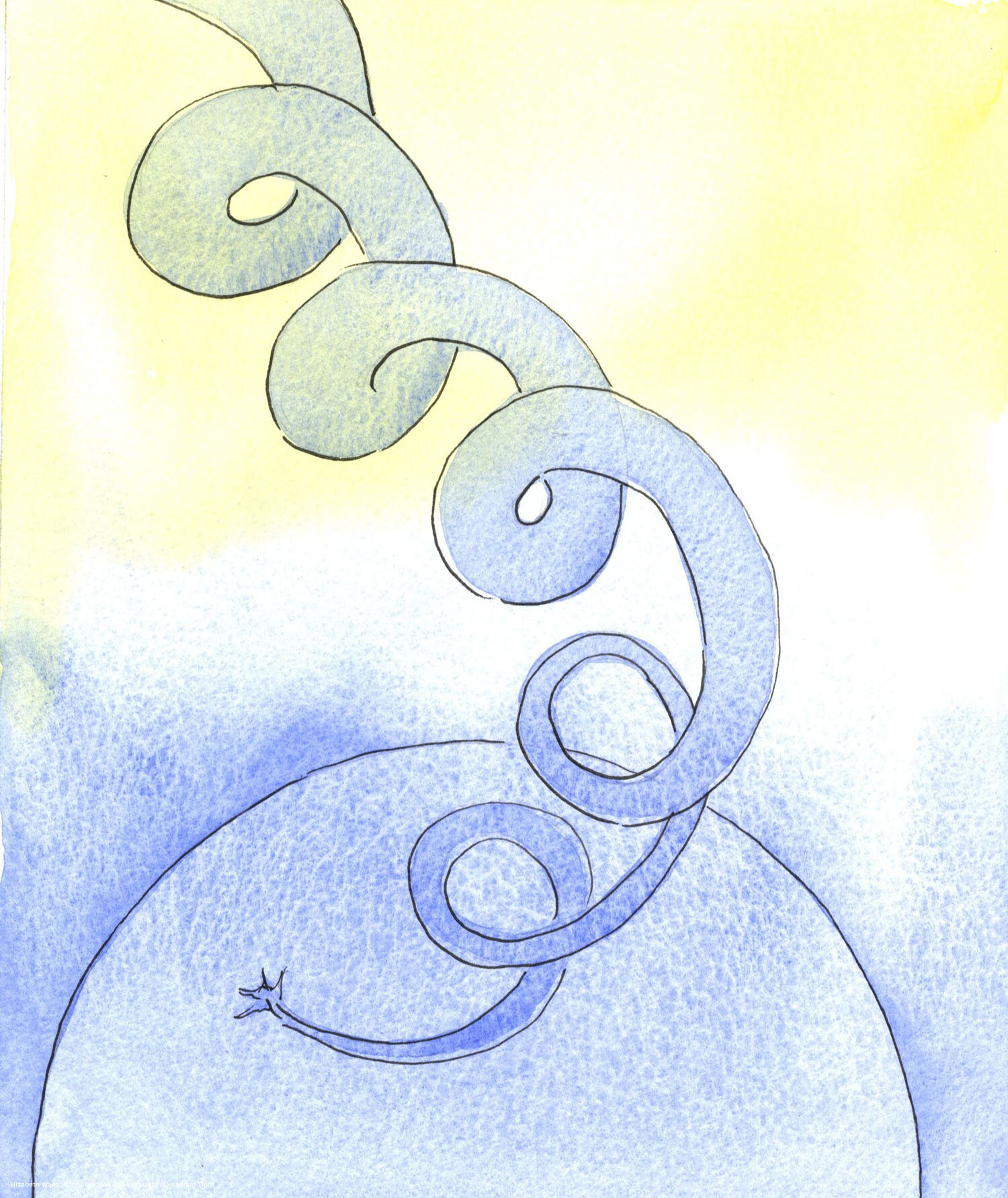 As a beanstalk grows high, towards the sky, so should our spiritual life 'grow' towards Heaven. Though at times it seems as if we am growing 'downwards', the truth is that we can be moving in a great spiral, closer and closer to our Heavenly Home, even now, while we are doing little of outward importance.
