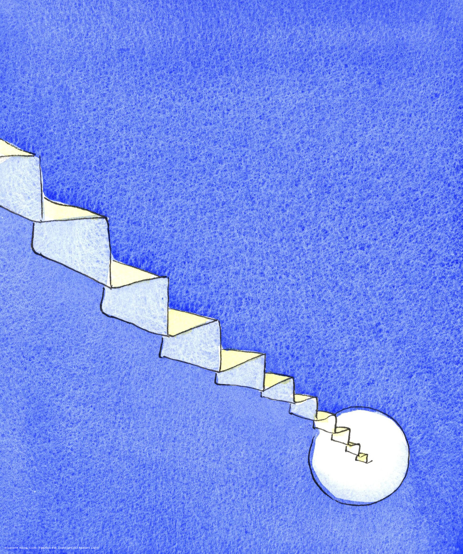 We imitate Christ, Who painfully climbed a stairway towards Pilate, as we ascend a holy stairway from earth to Heaven, trying by God's grace to remain trusting and faithful to the end.