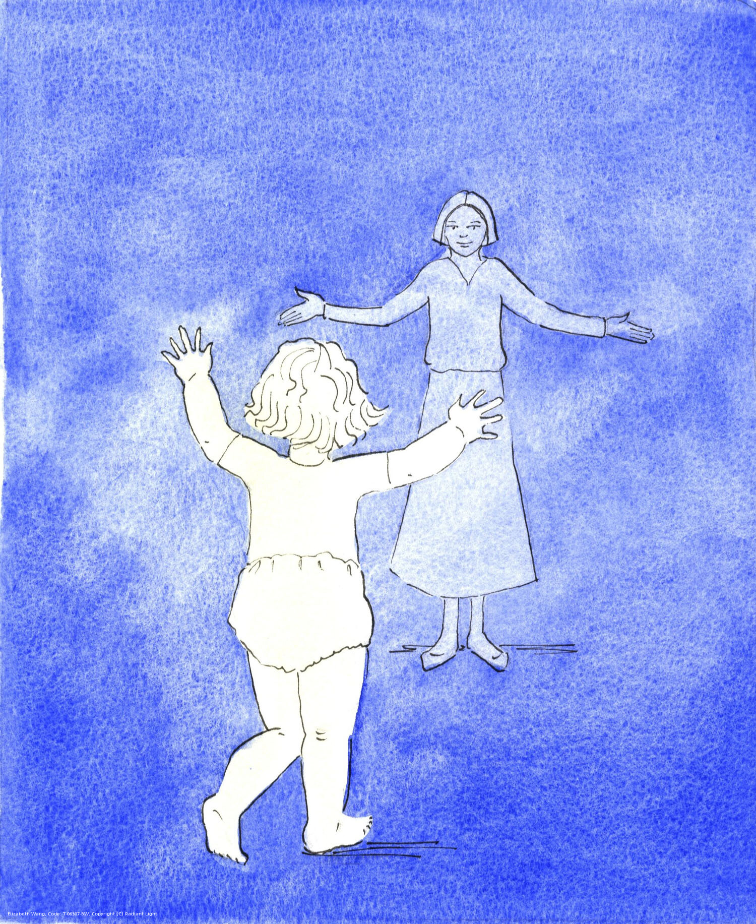 Our determination to move towards Christ, even in difficulties, is like the determination of a child who struggles towards her mother, even when she can only just walk. Persistence is part of the journey.