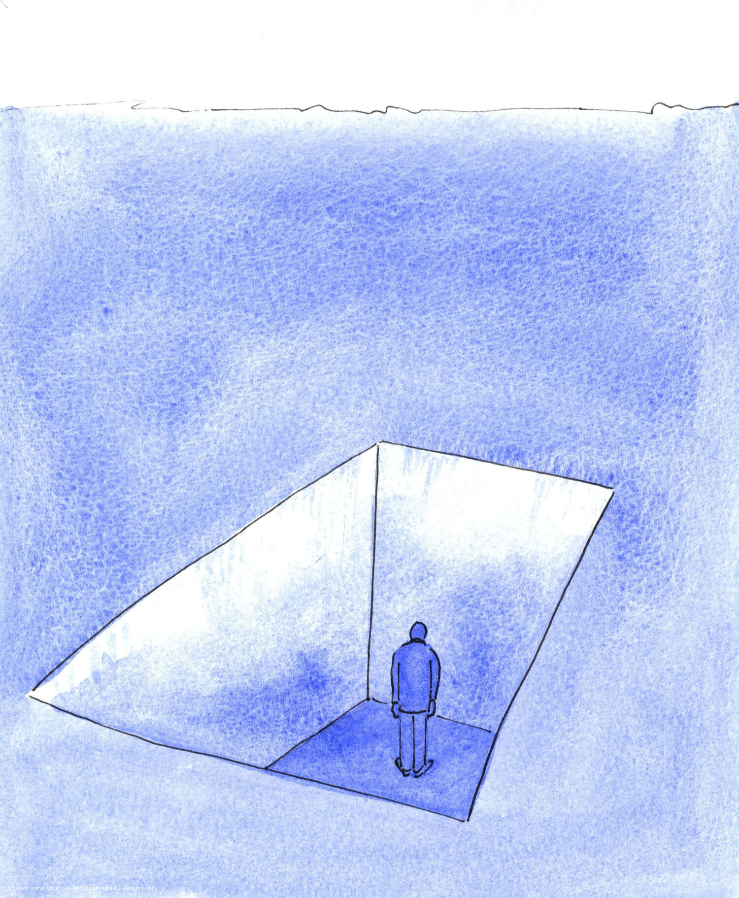 It can happen that someone finds himself so isolated and unhappy, through his mistakes and much-regretted decisions, that it's as if he waits in a deep pit, praying for the courage and humility to reach out and accept the necessary help, to return to joy.