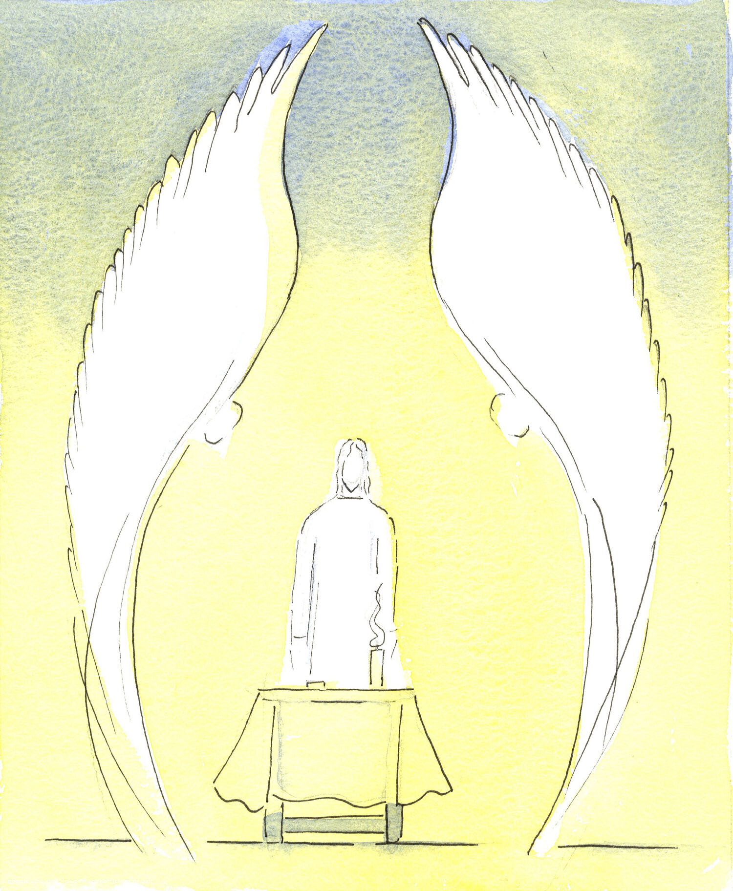When the Blessed Sacrament is brought to the home of a sick person, it is truly Christ Who is Sacramentally Present there, guarded as always by the Angels who love and adore Him.
